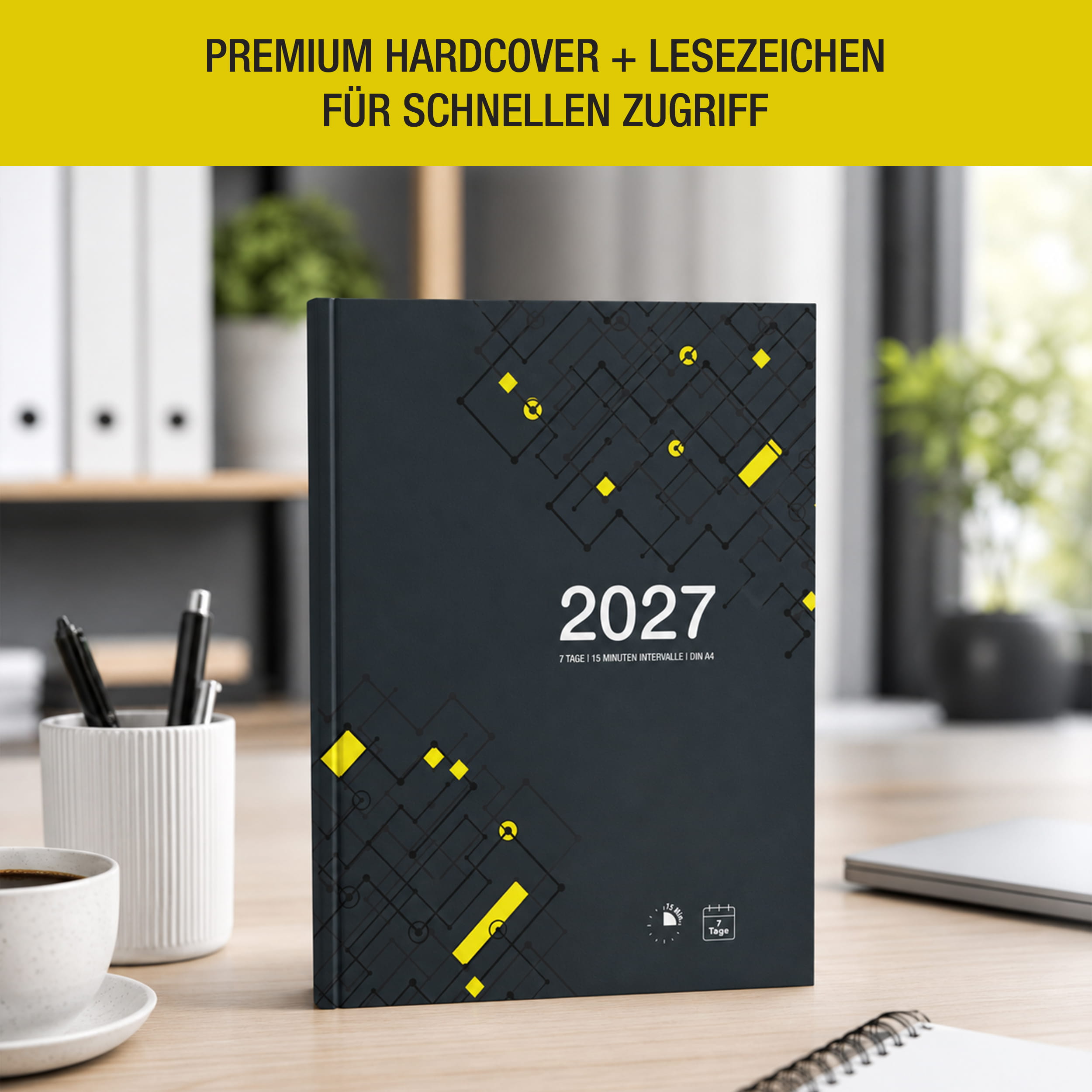 Praxisplaner 2027 A4 Urban Hardcover modern