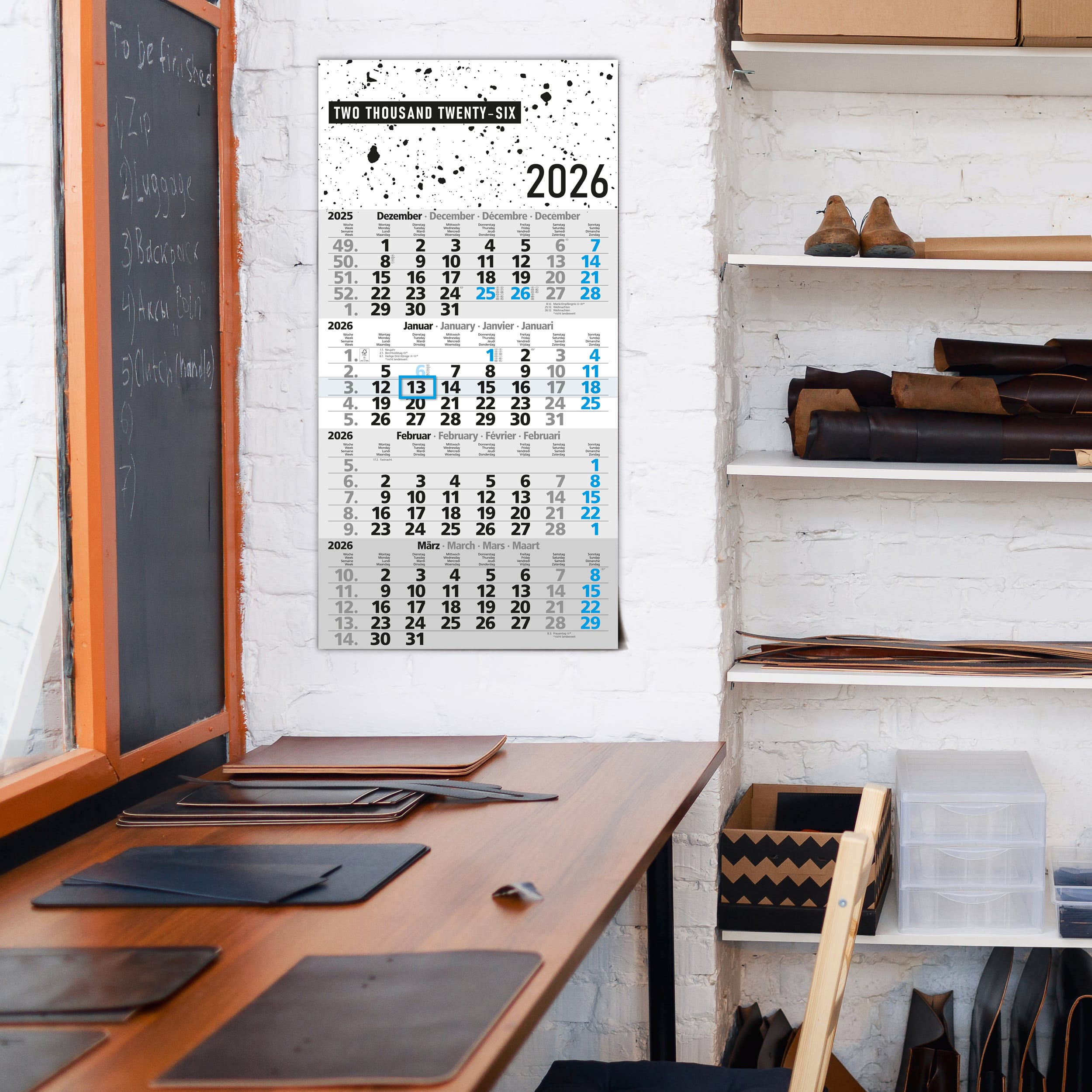 4-Monatskalender 2026 Design 4-Monatskalender 2026 Design