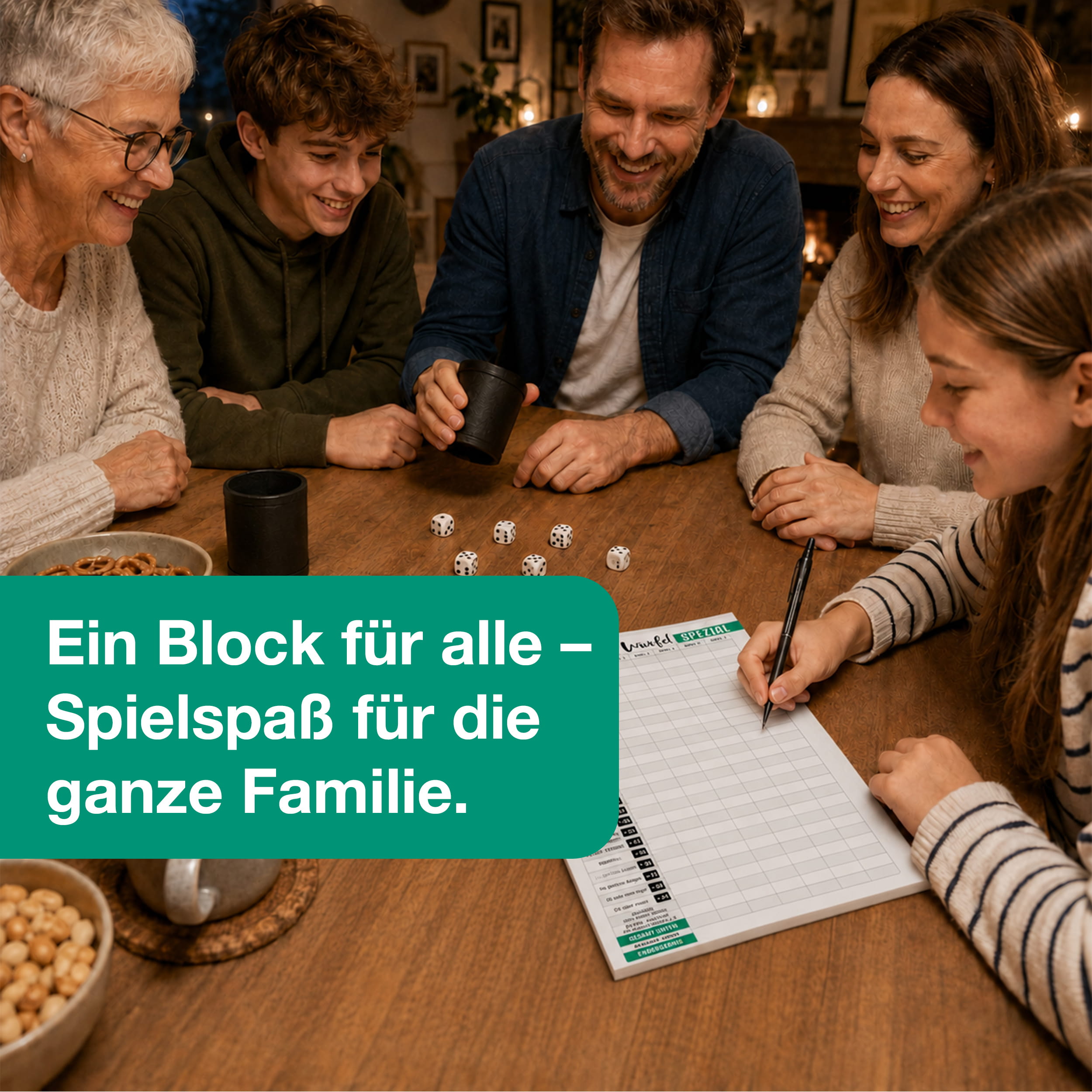 Würfelspiel Block Spezial DIN A4