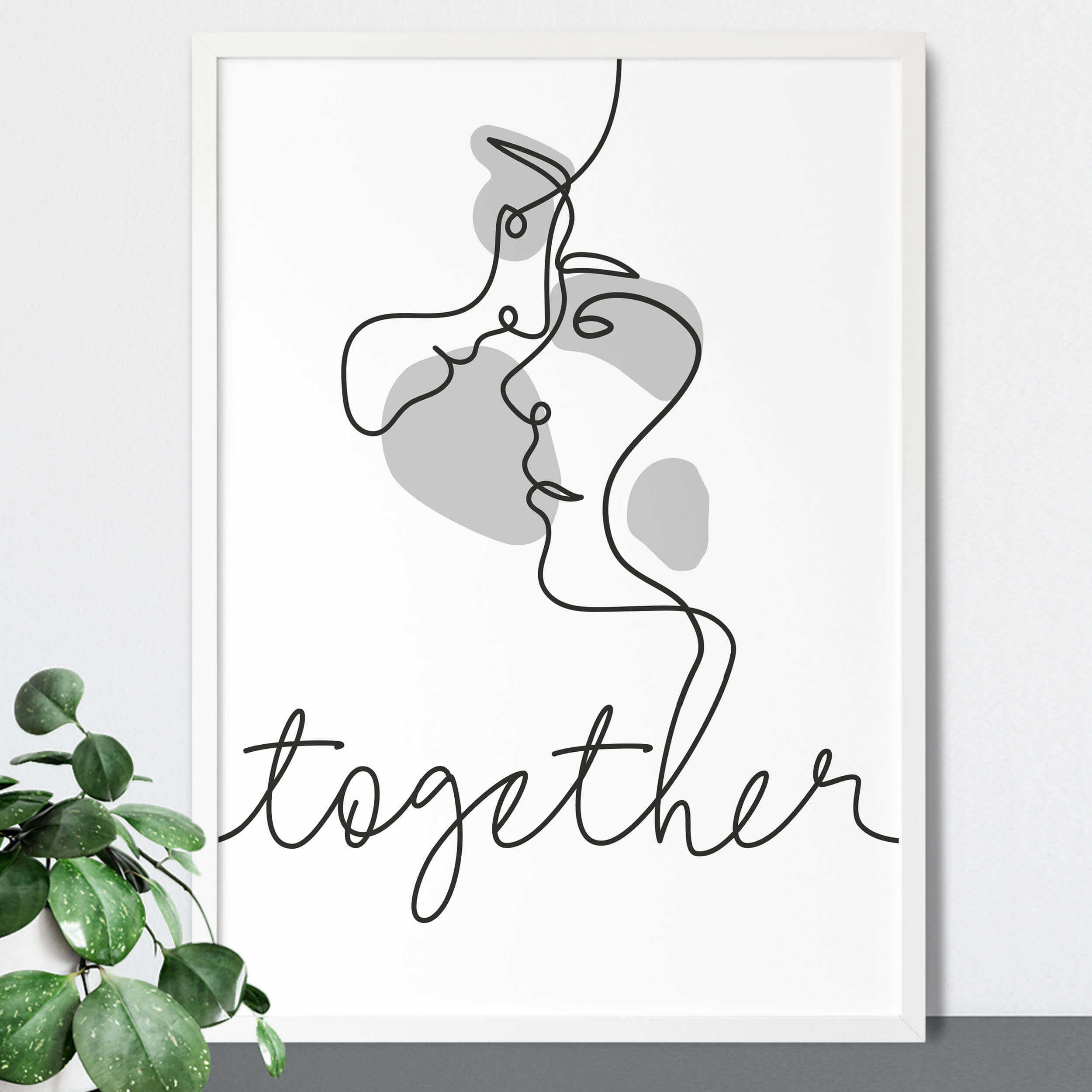 Feelings Poster Set "Weiß Versatz"