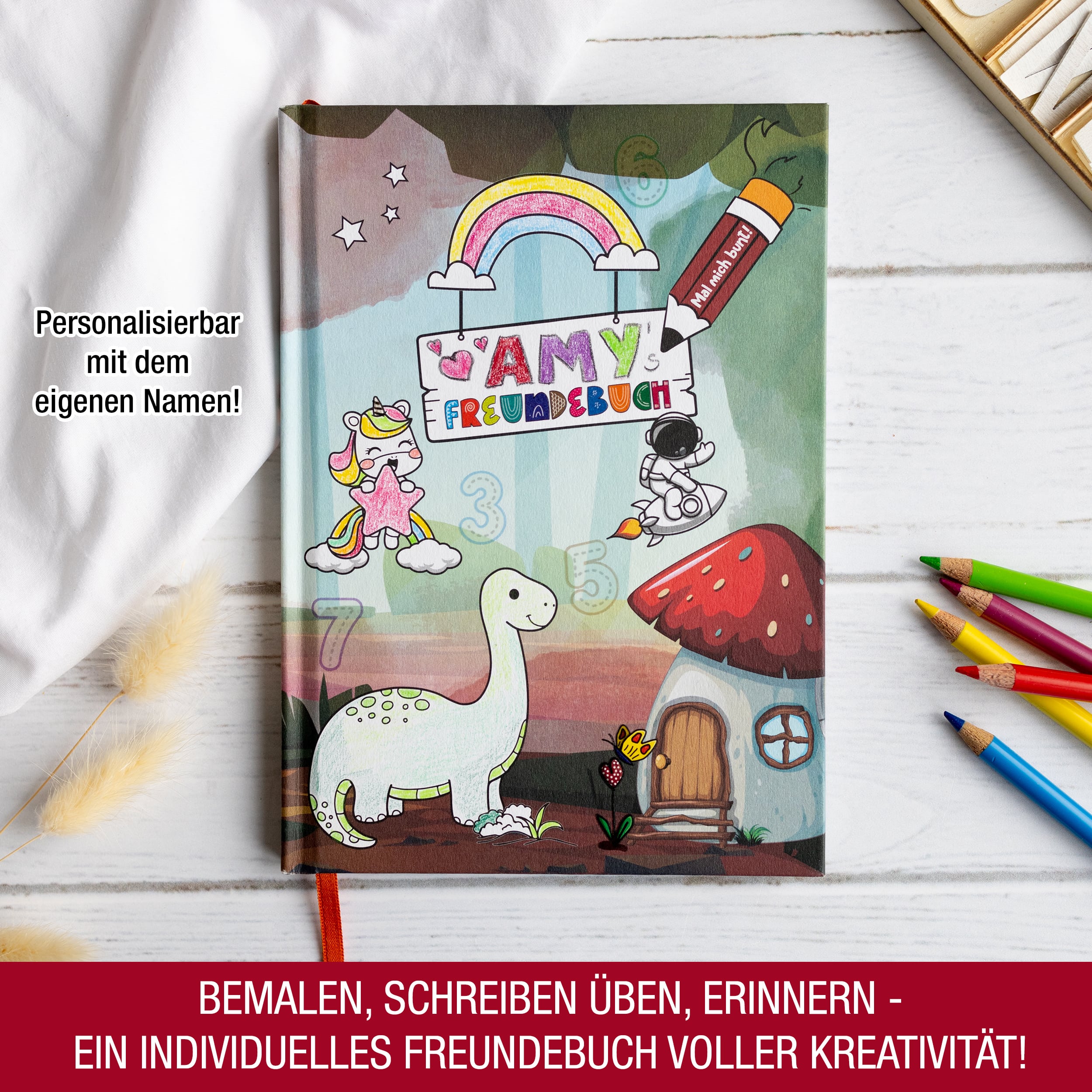 Kindergartenfreundebuch "Kunterbunt"