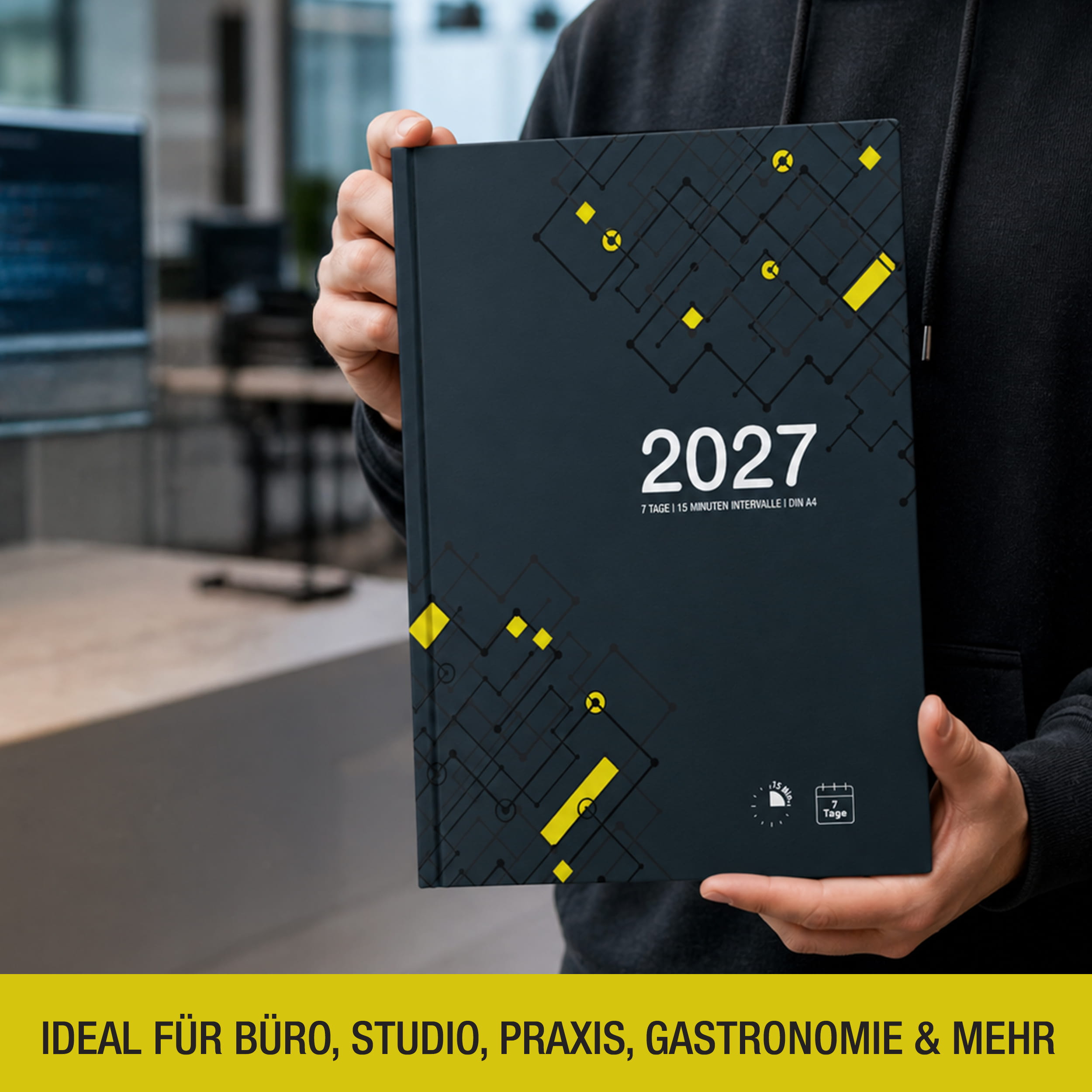 Praxisplaner 2027 A4 Urban Hardcover modern