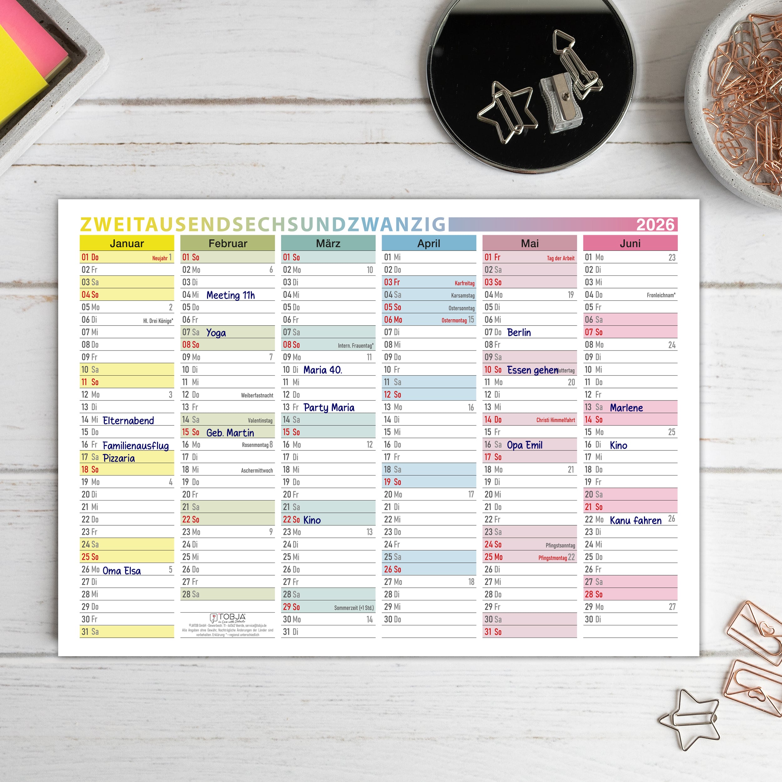 Calendario de sobremesa 2026 con peana - MEOW-lendar | Otros accesorios Calendario de sobremesa 2026 con peana - MEOW-lendar | Otros accesorios