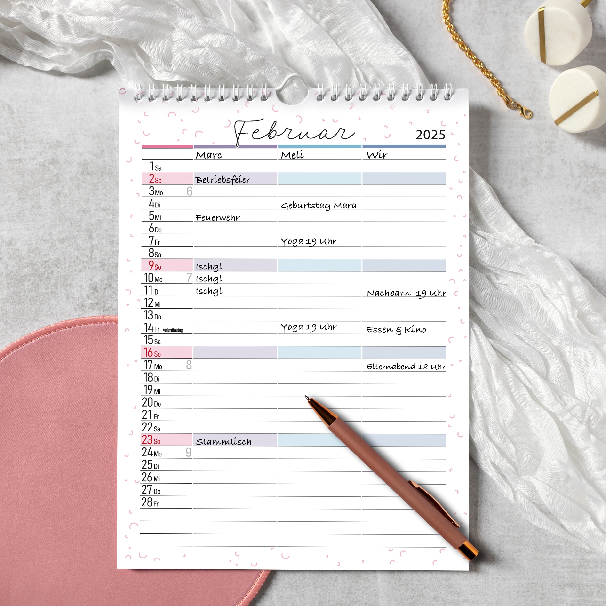 Paarkalender 2025 Paarkalender 2025