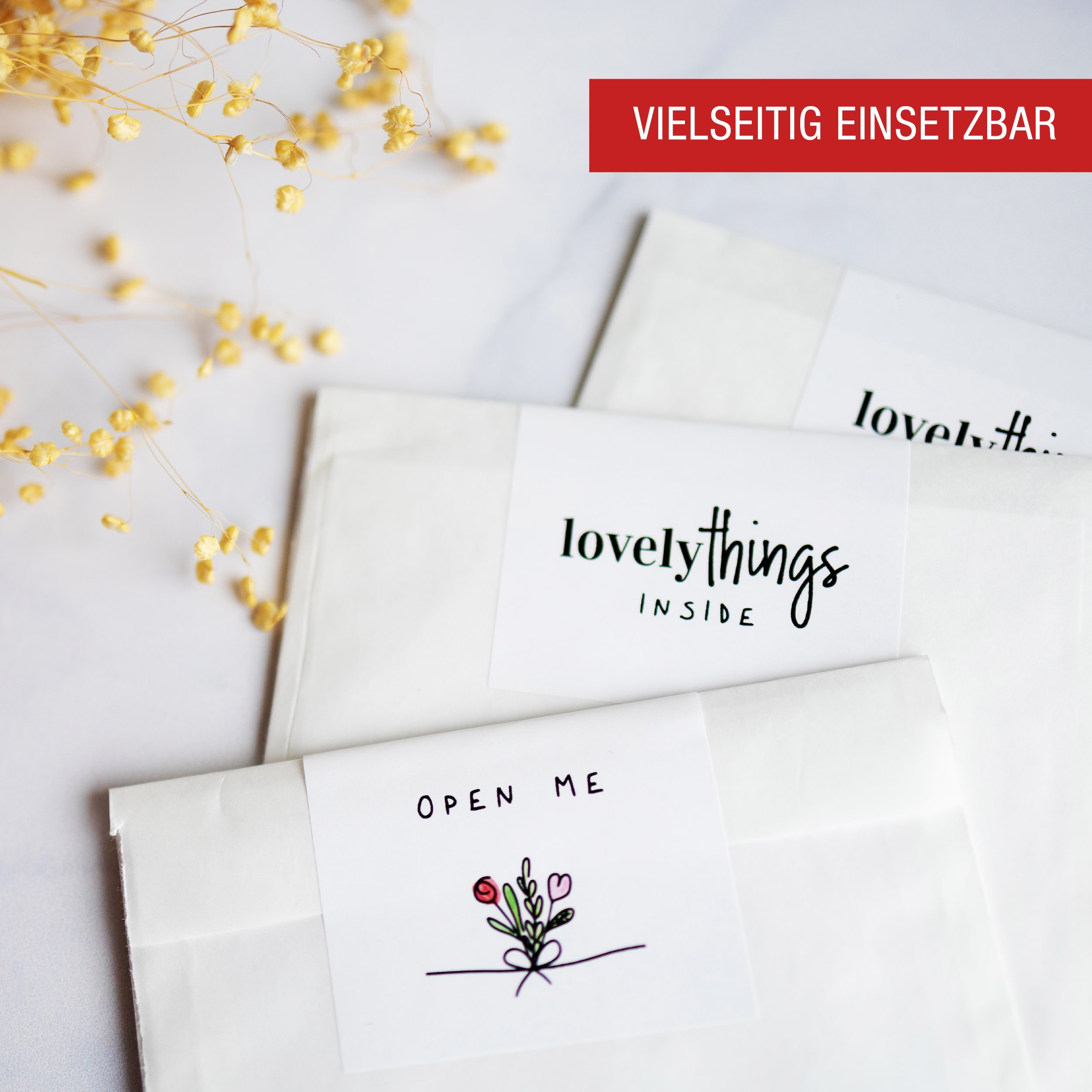 Banderole Sticker "Lovely Things" 