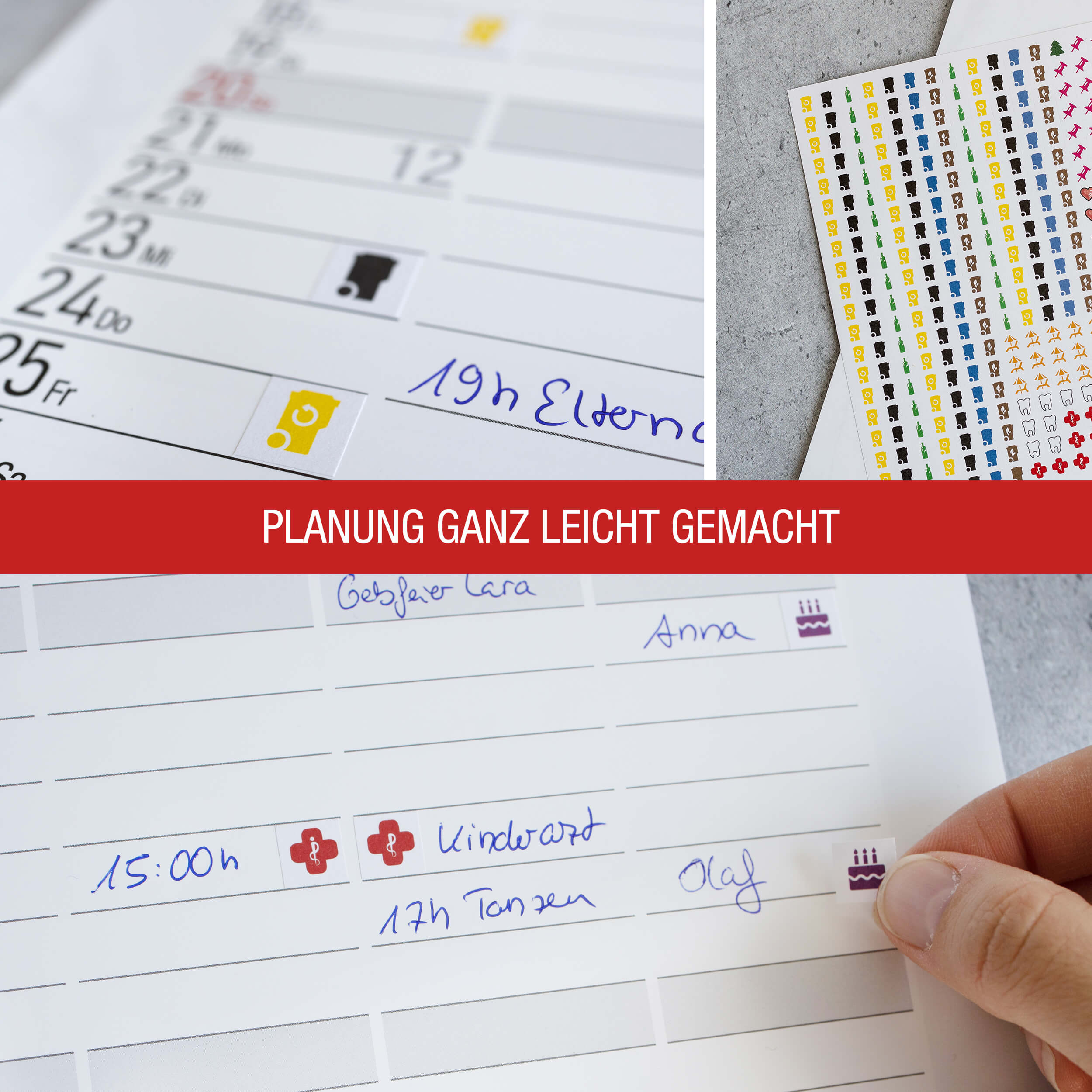 Sticker für Kalender "Sticky Infos" Sticker für Kalender "Sticky Infos"