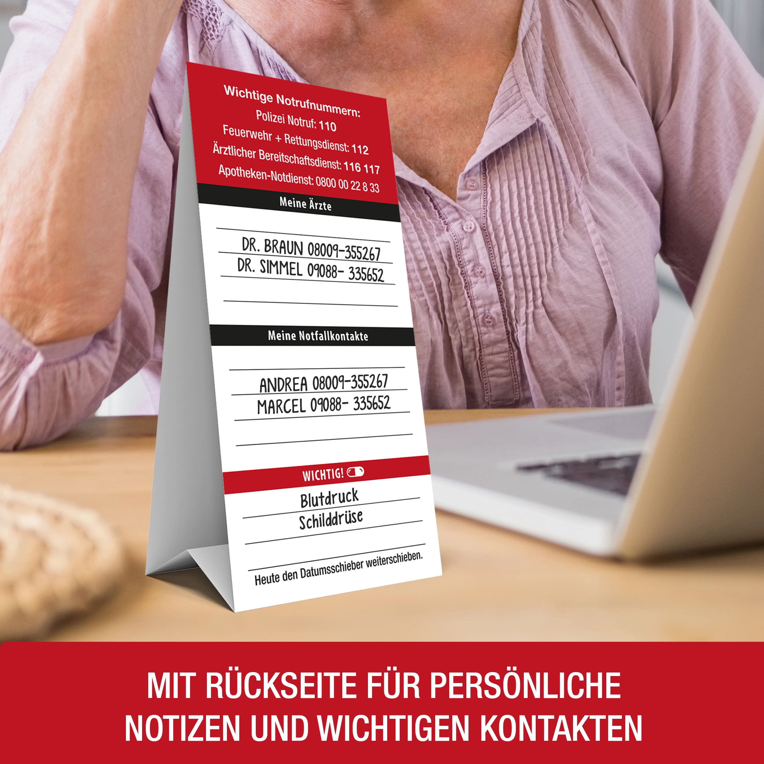 Tischkalender 2026 zum Aufstellen