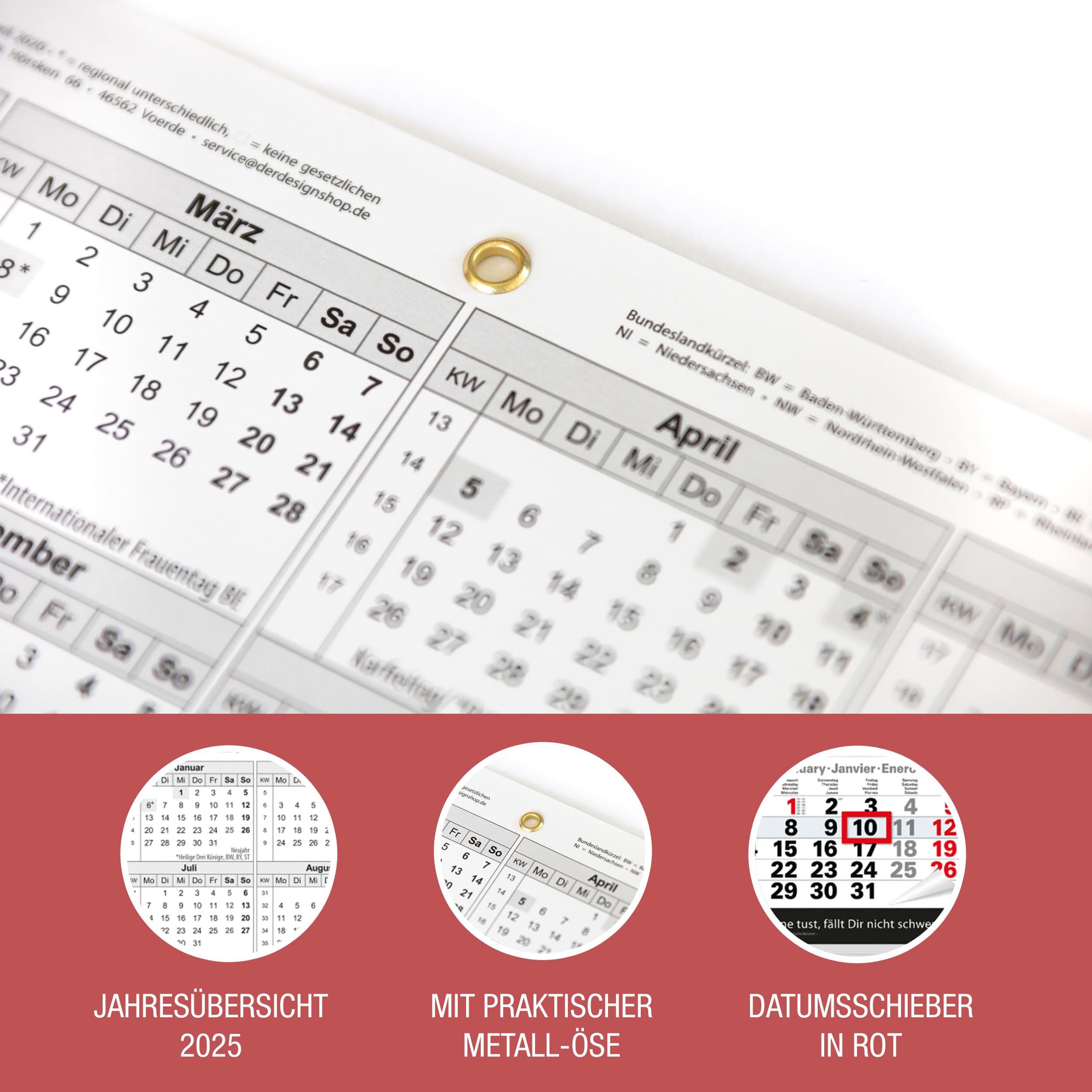 4 Monatskalender 2025 Wandkalender 4 Monatskalender 2025 Wandkalender