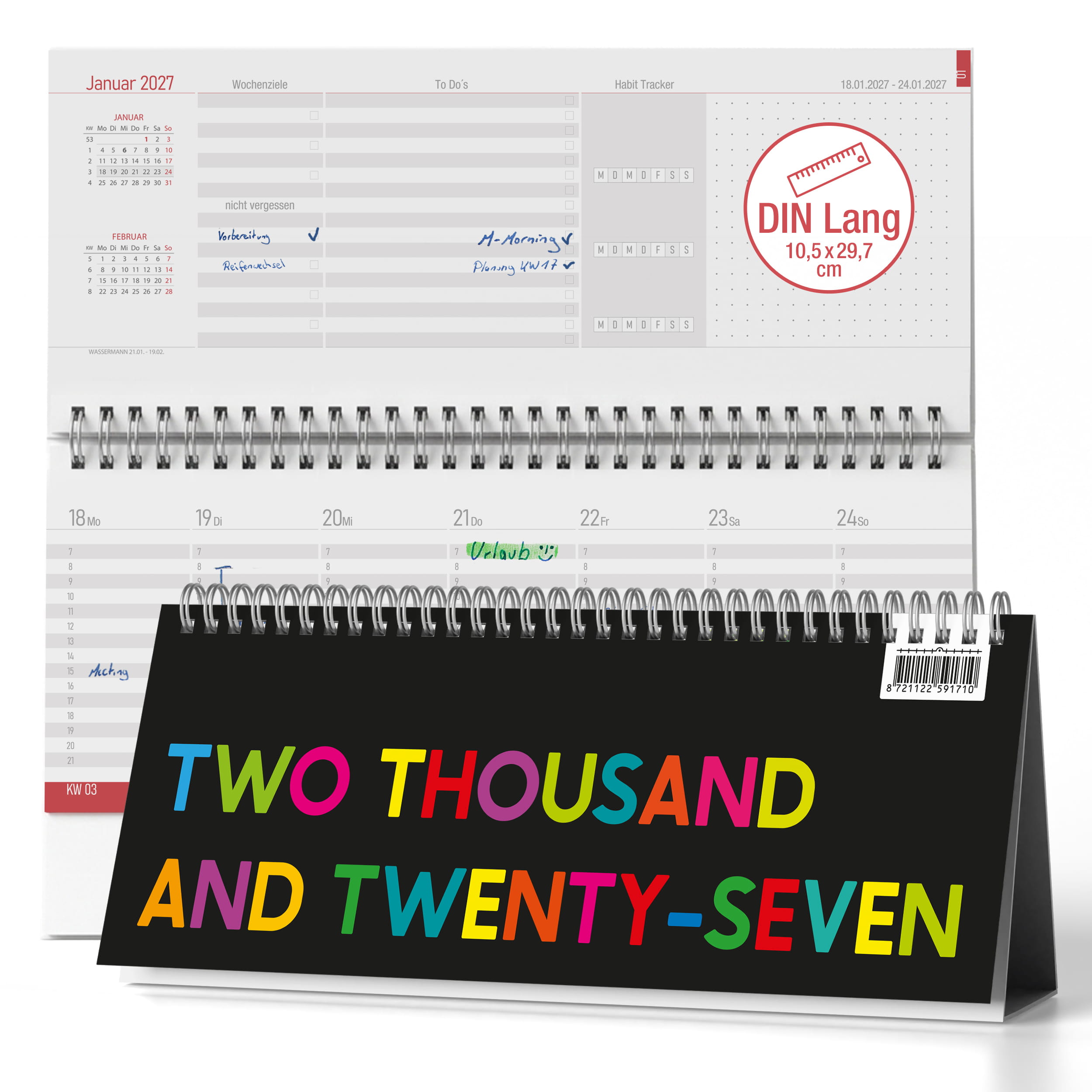 Tischkalender 2027 Color Pop