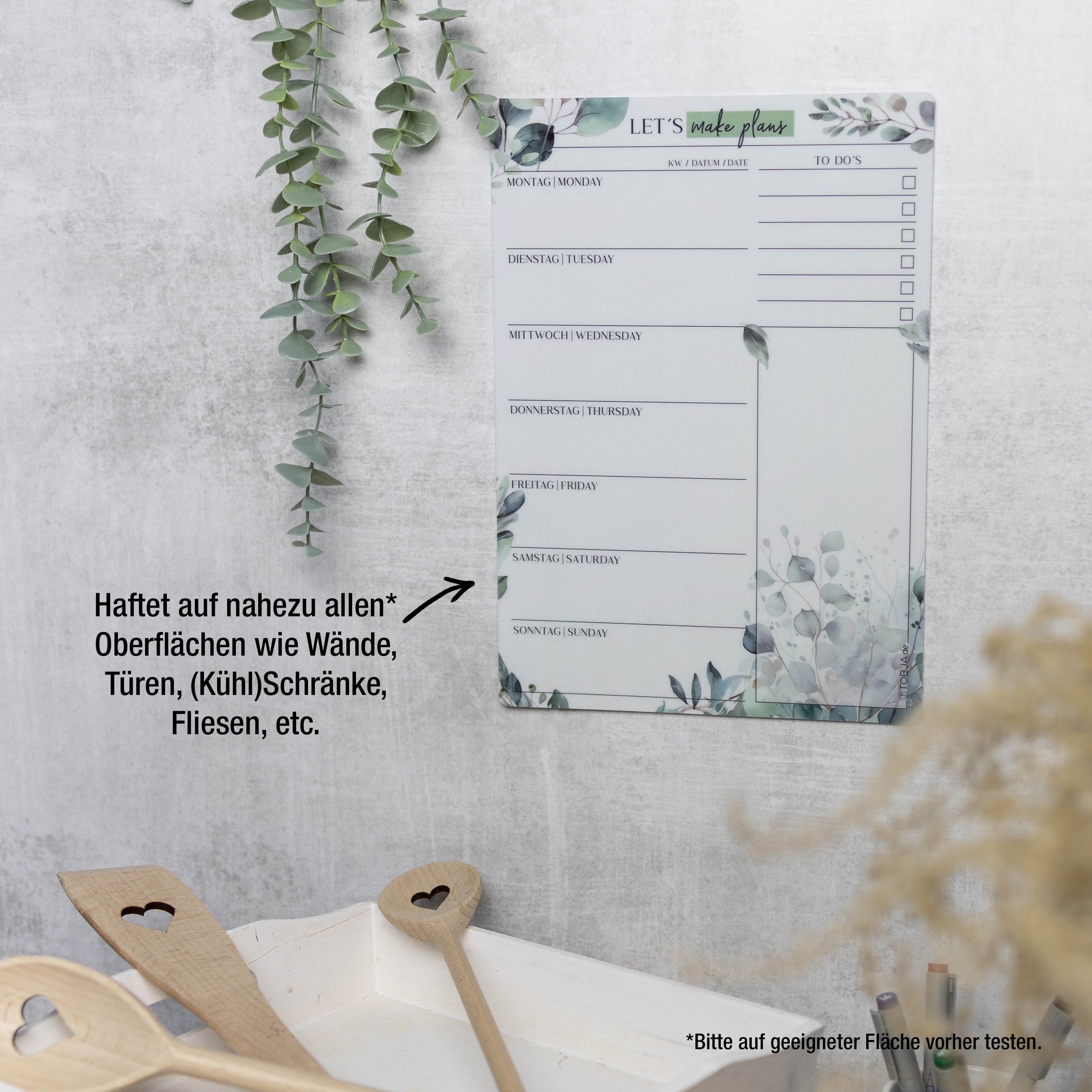 Essensplaner - klebt überall, plant mühelos! Essensplaner - klebt überall, plant mühelos!