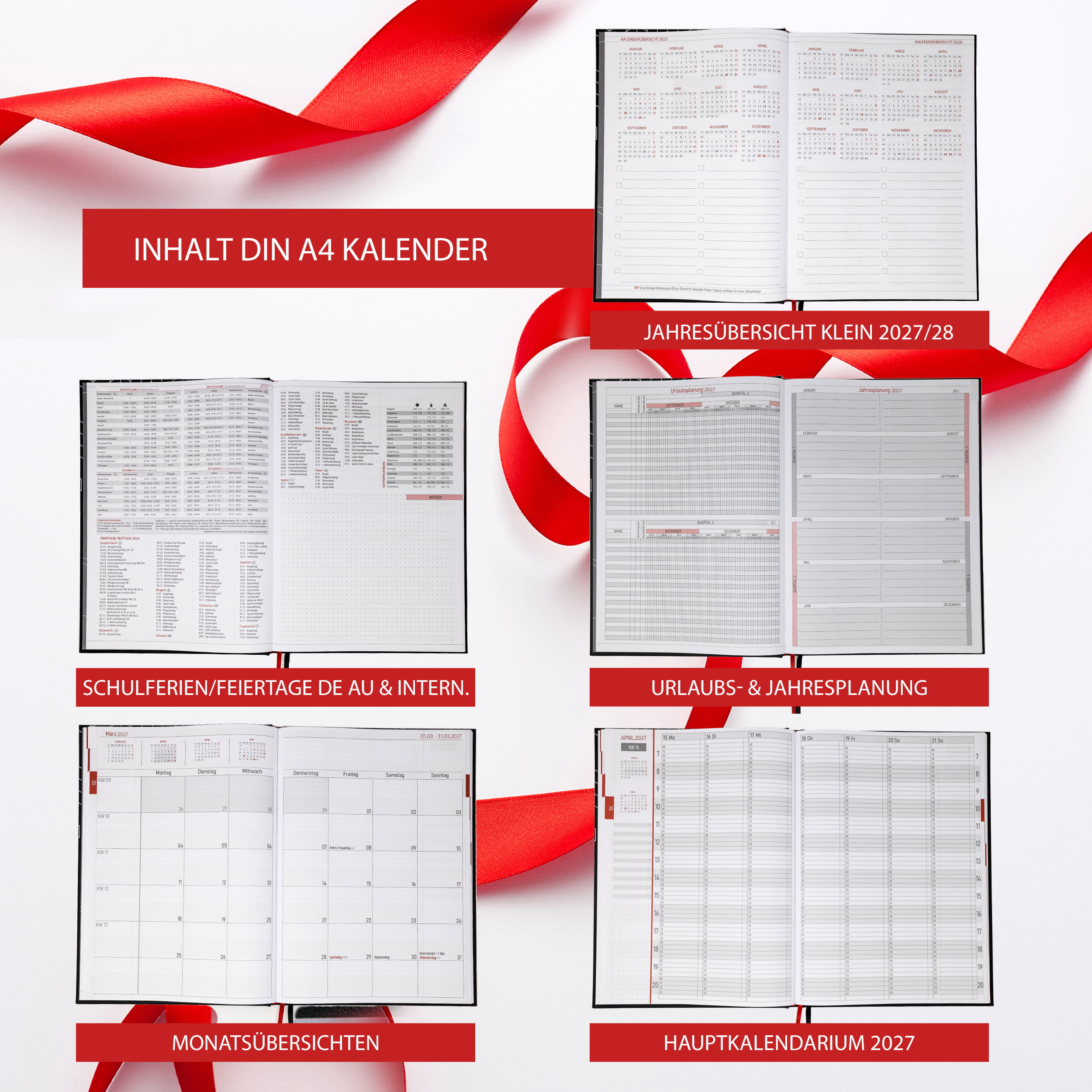 Praxisplaner 2027 A4 Mono Hardcover Layflat
