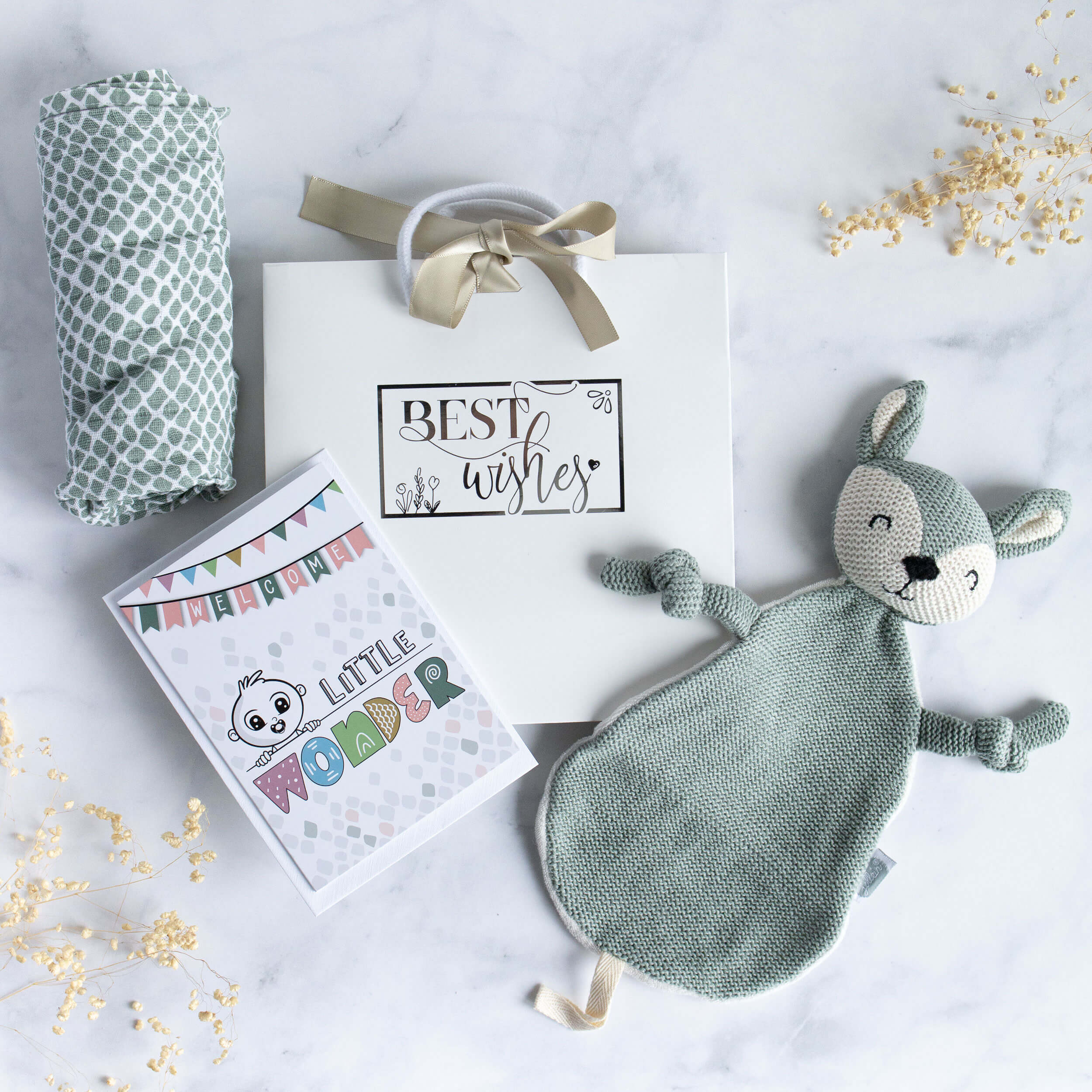 Baby Geschenkset Junge "Schnuffeltuch"