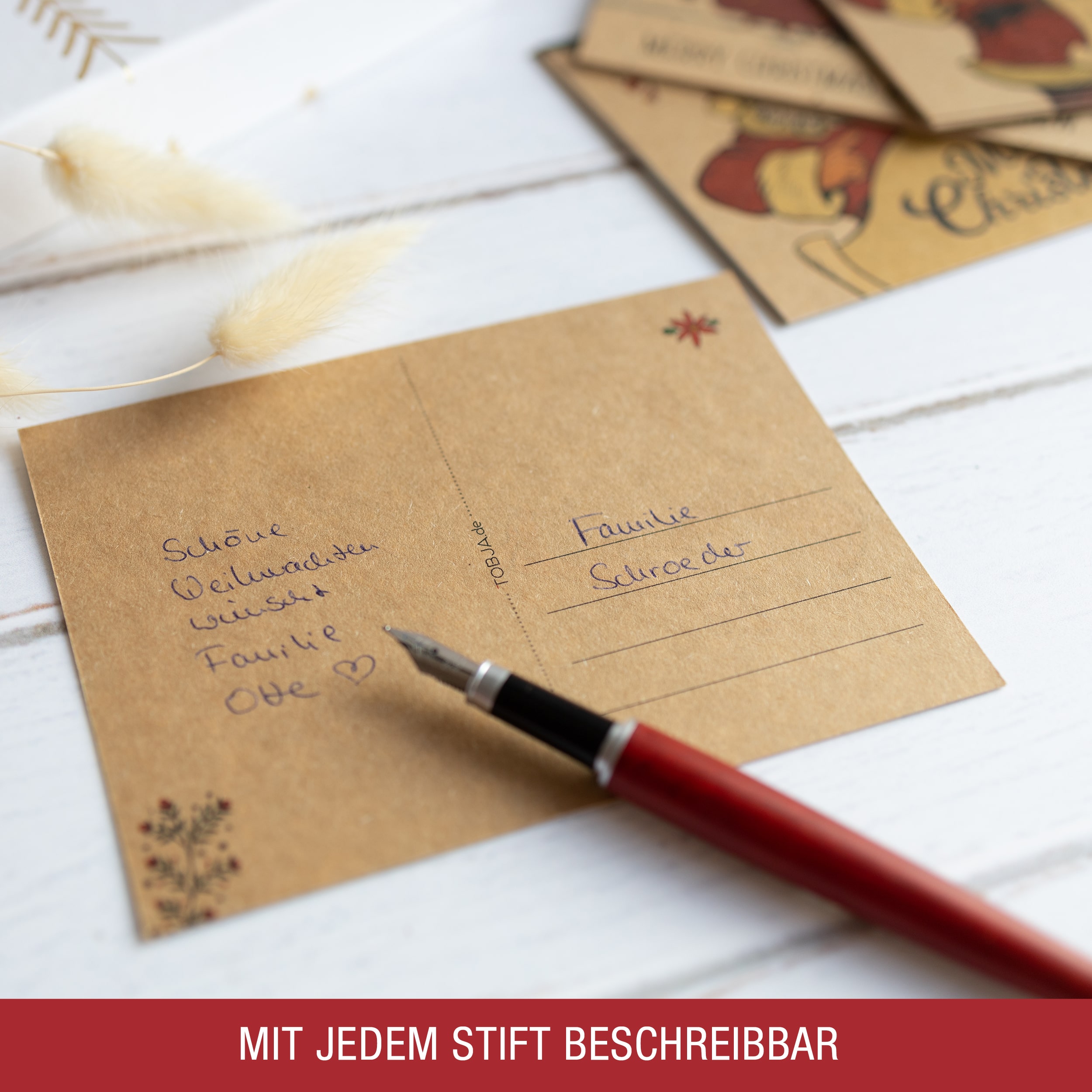 Weihnachtspostkarten "Santa"