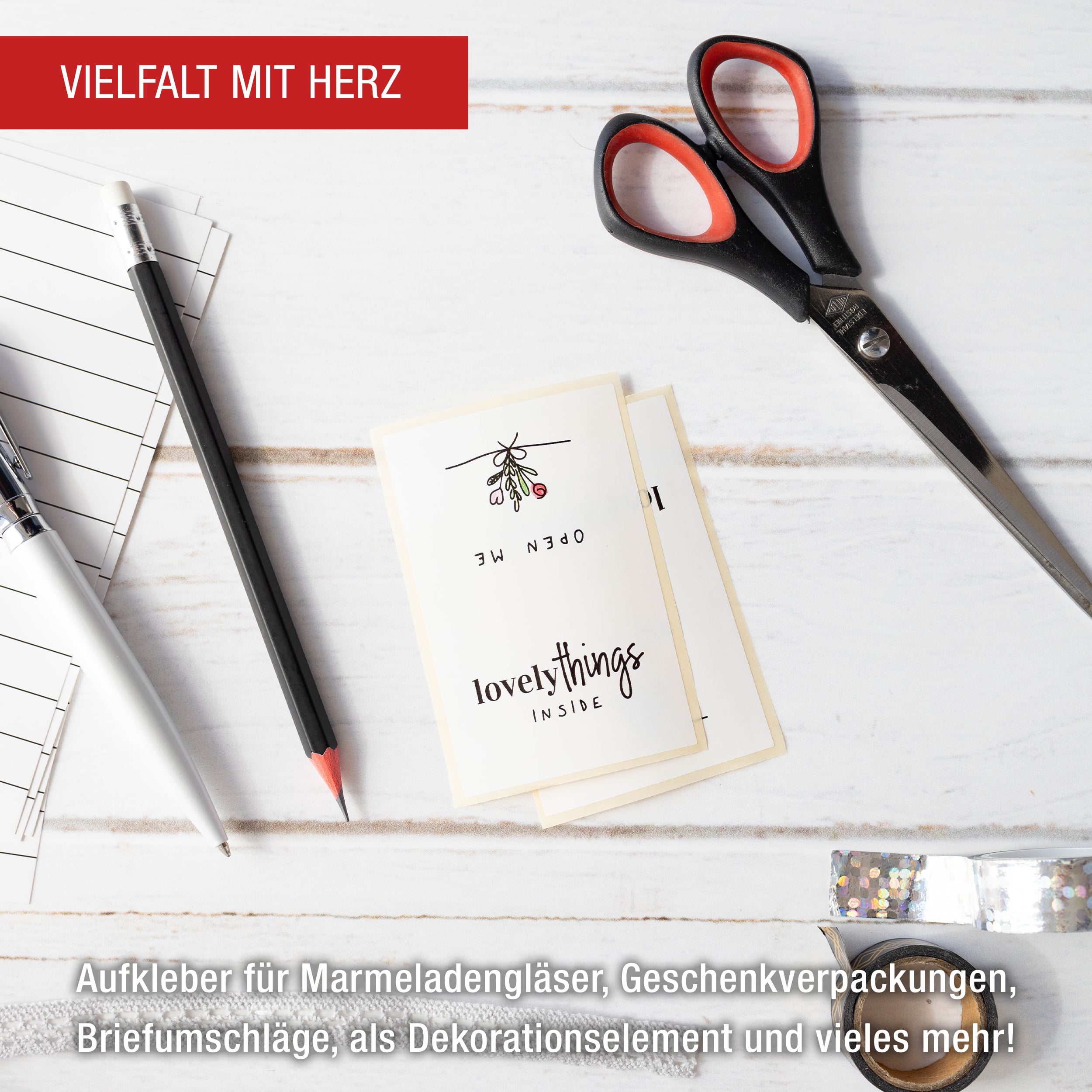 Banderole Sticker "Lovely Things" 