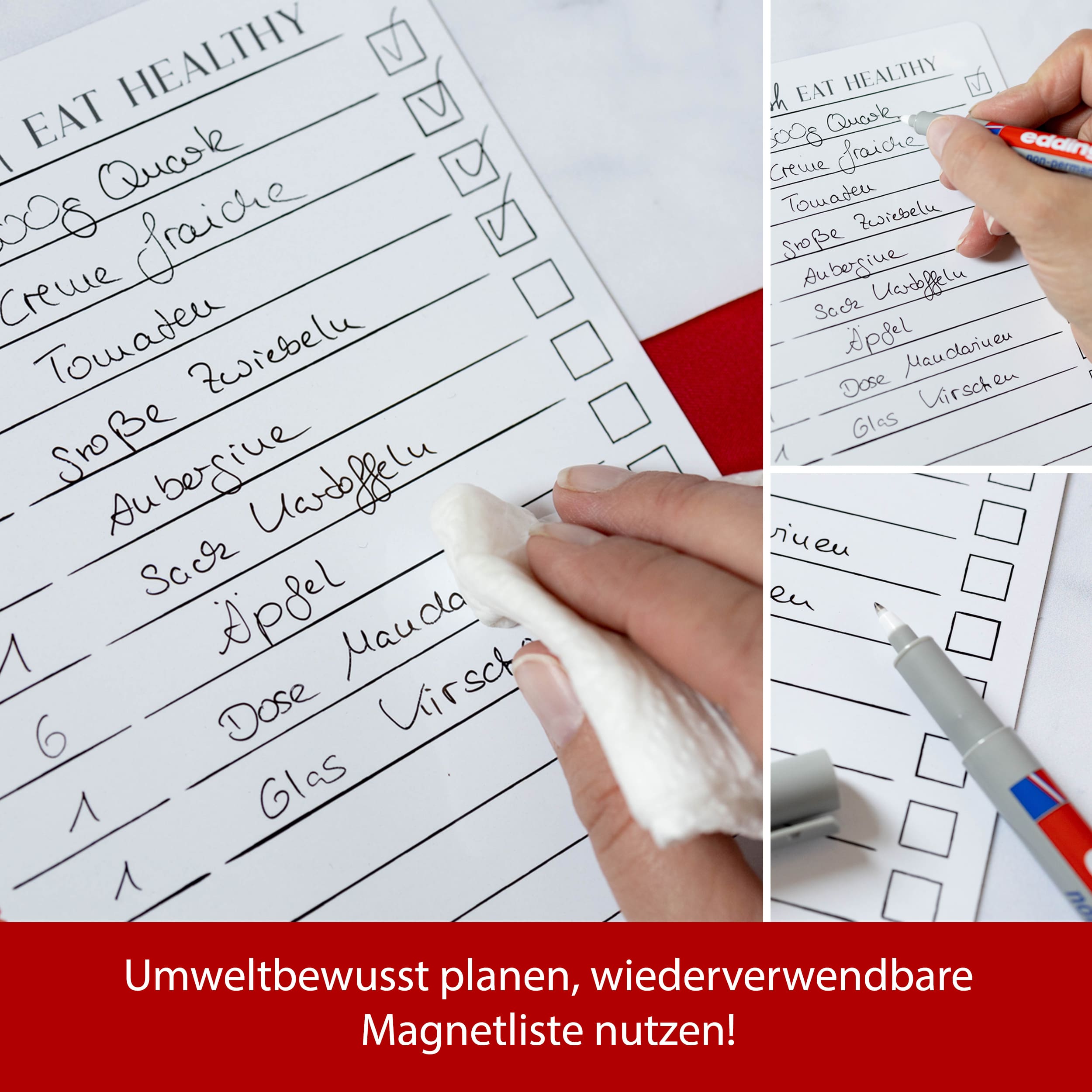 A5 Einkaufsliste magnetisch A5 Einkaufsliste magnetisch