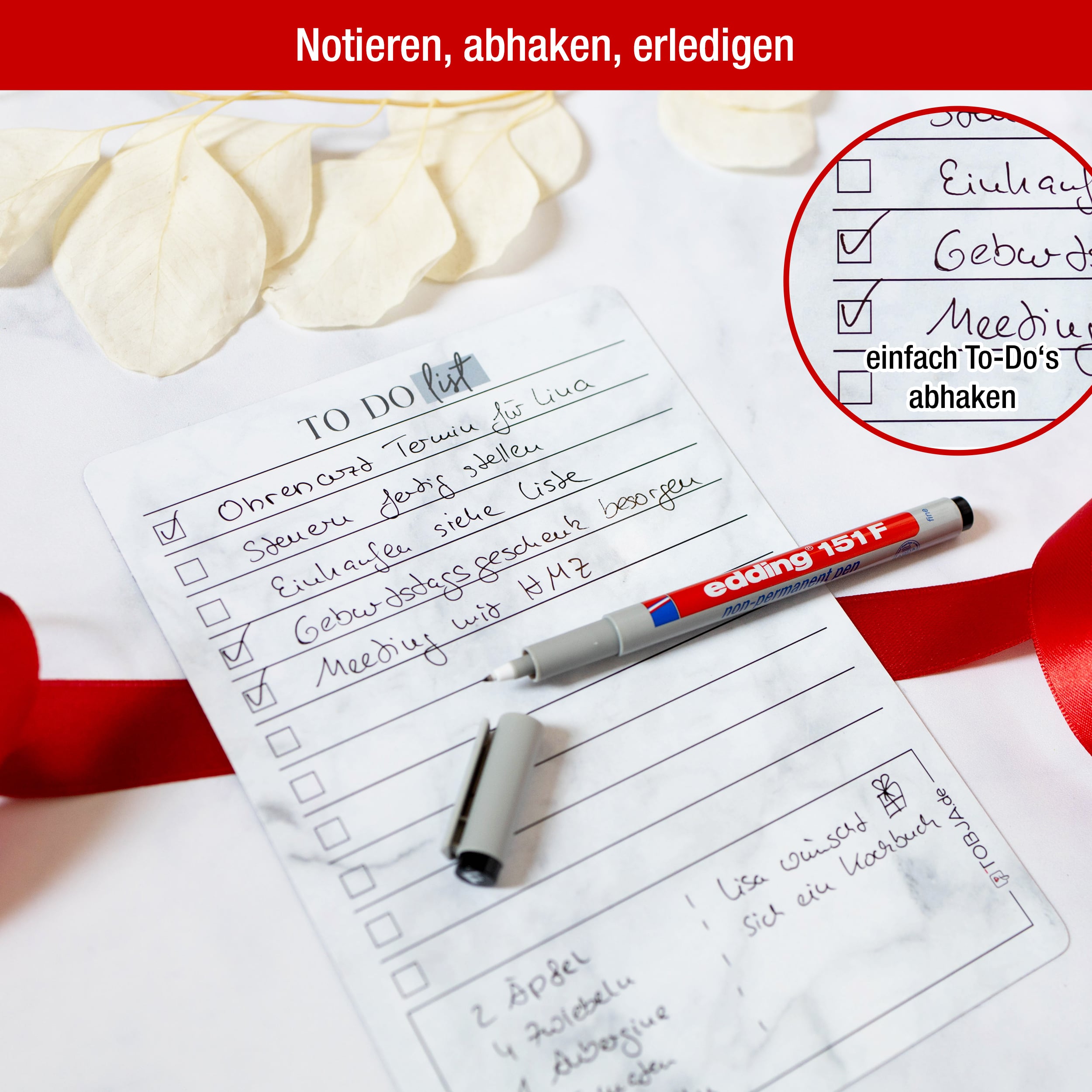 A5 To-Do Liste magnetisch A5 To-Do Liste magnetisch