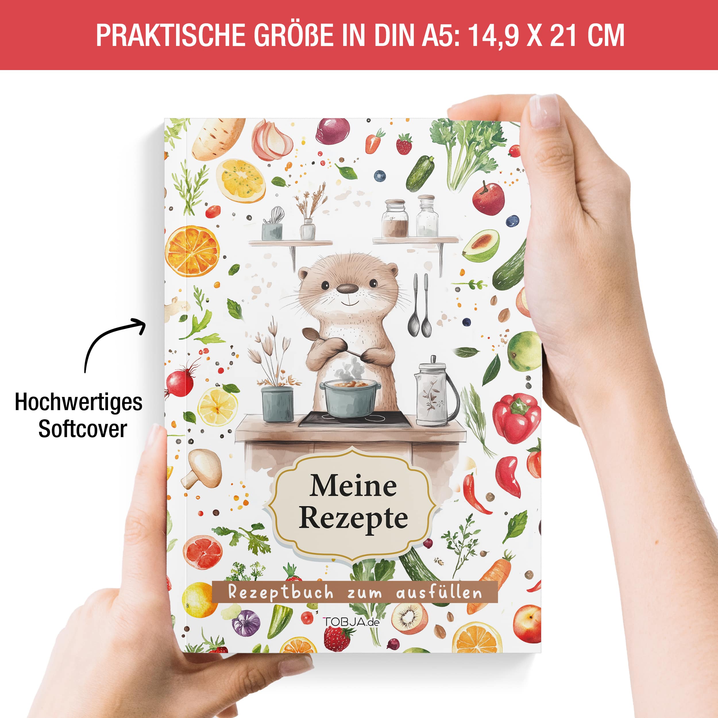 Rezeptbuch "Otterliebe" A5 Rezeptbuch "Otterliebe" A5