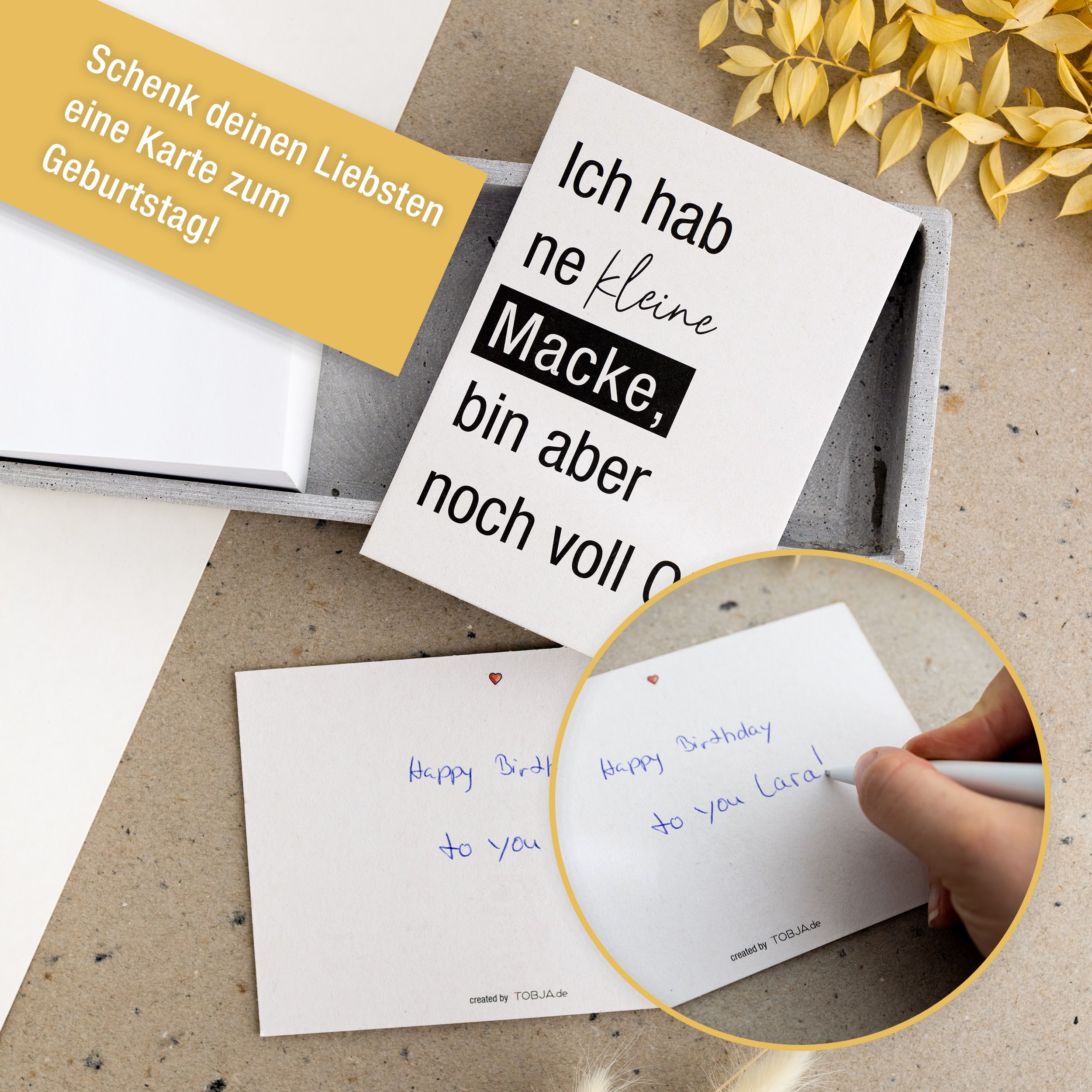Postkarte "Ich hab ne kleine Macke" Postkarte "Ich hab ne kleine Macke"
