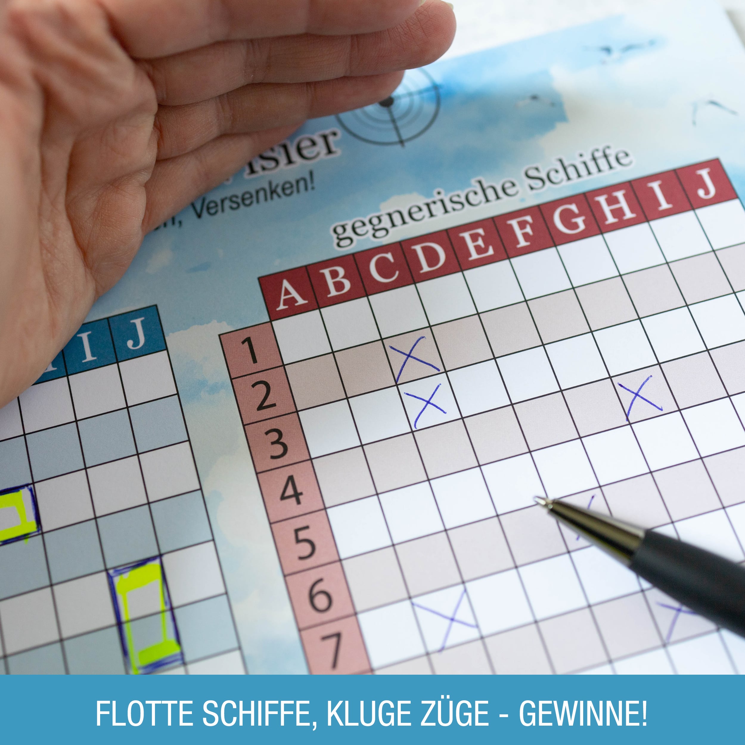 Schiffe versenken A4 Block Schiffe versenken A4 Block