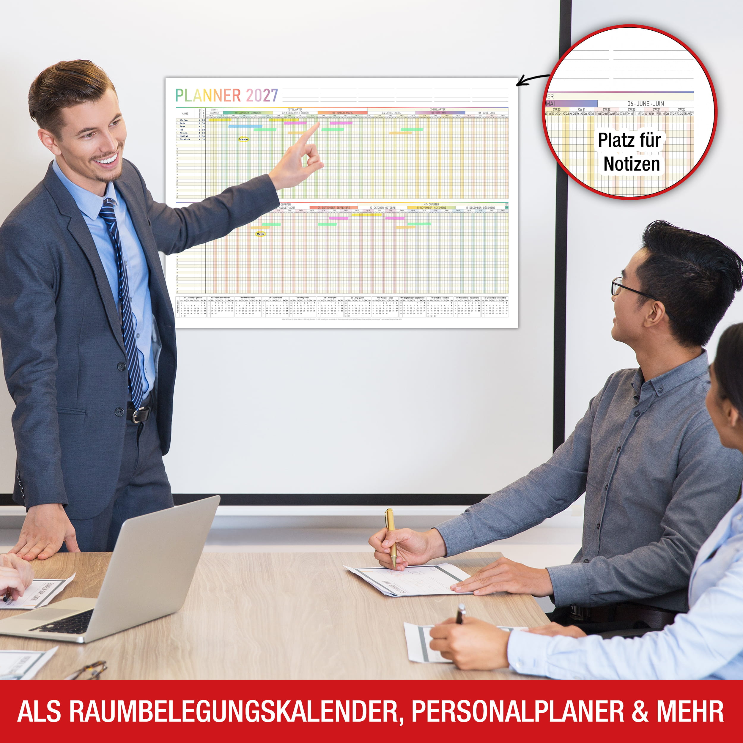 Urlaubsplaner 2027 EU Englisch A2