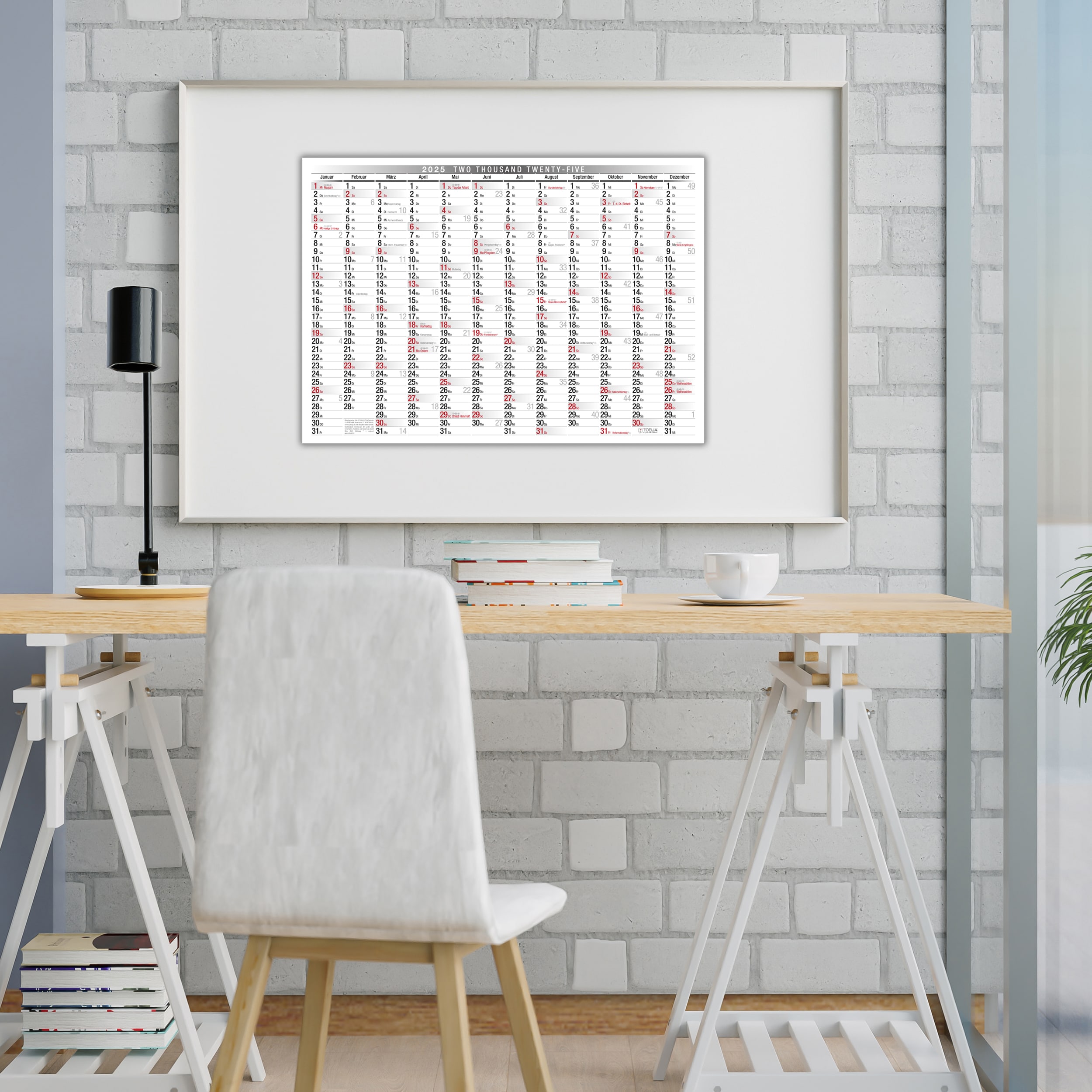 Wandkalender A3 2025 Wandkalender A3 2025