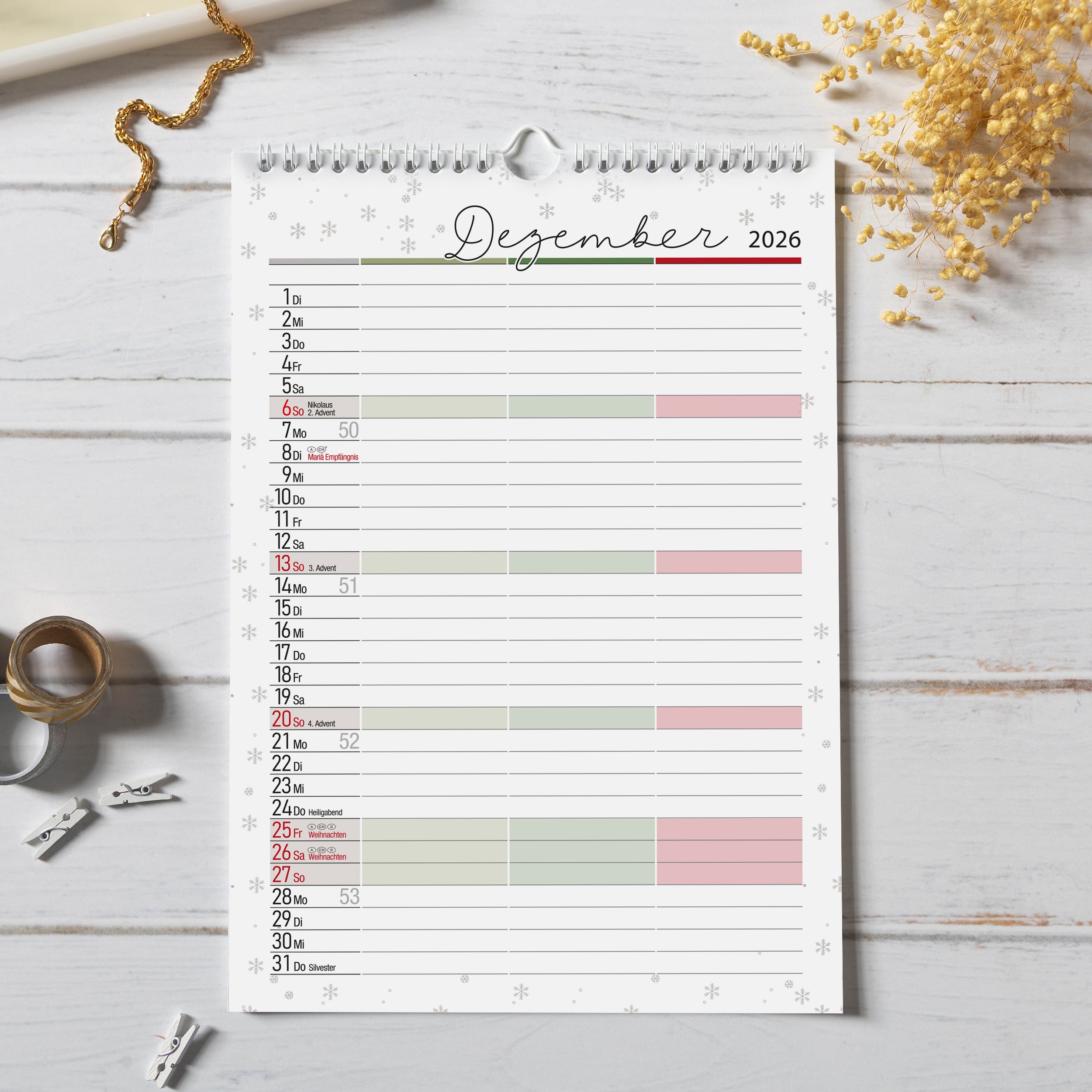 Paarkalender 2026