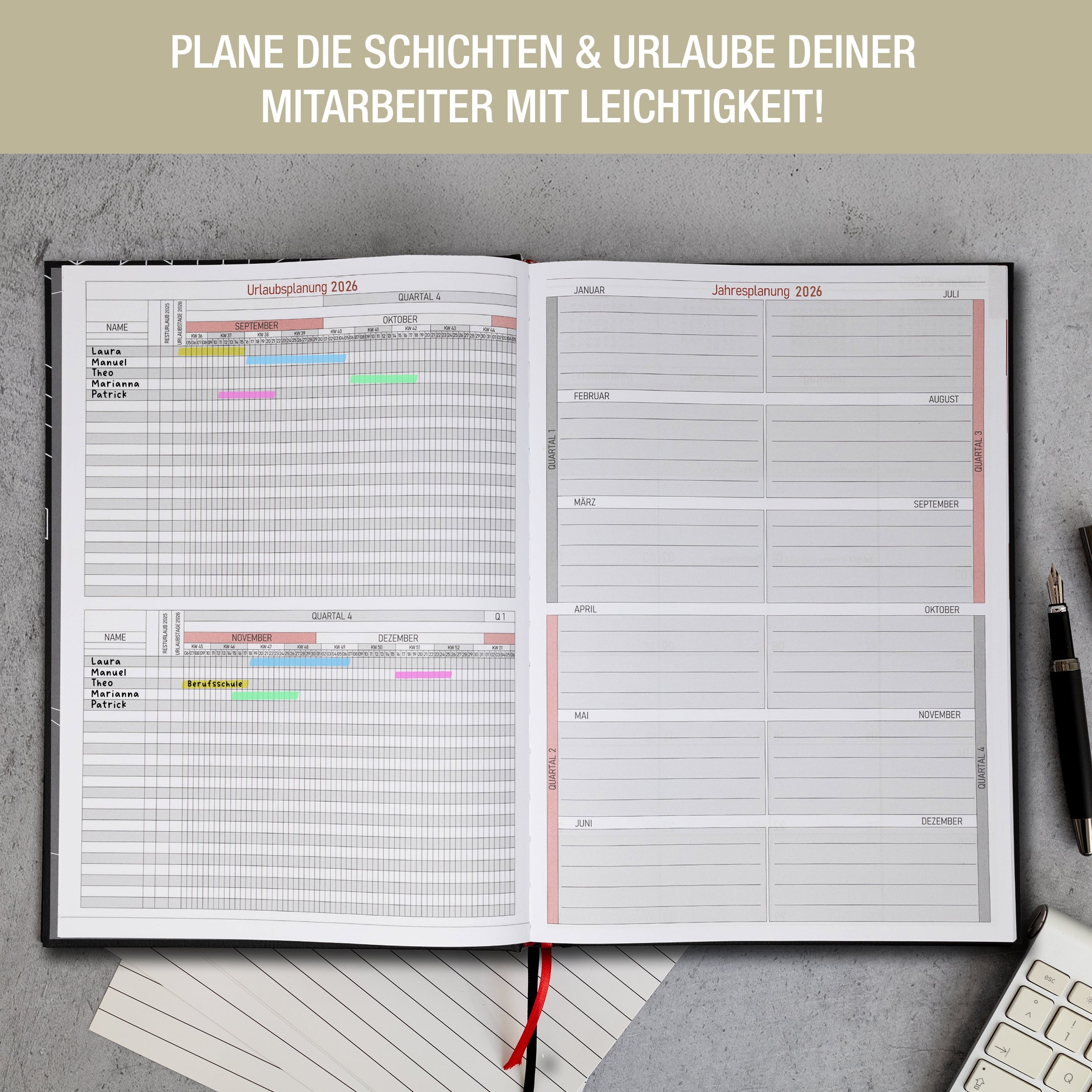 Praxisplaner Reservierungsbuch 2026 A4 Praxisplaner Reservierungsbuch 2026 A4