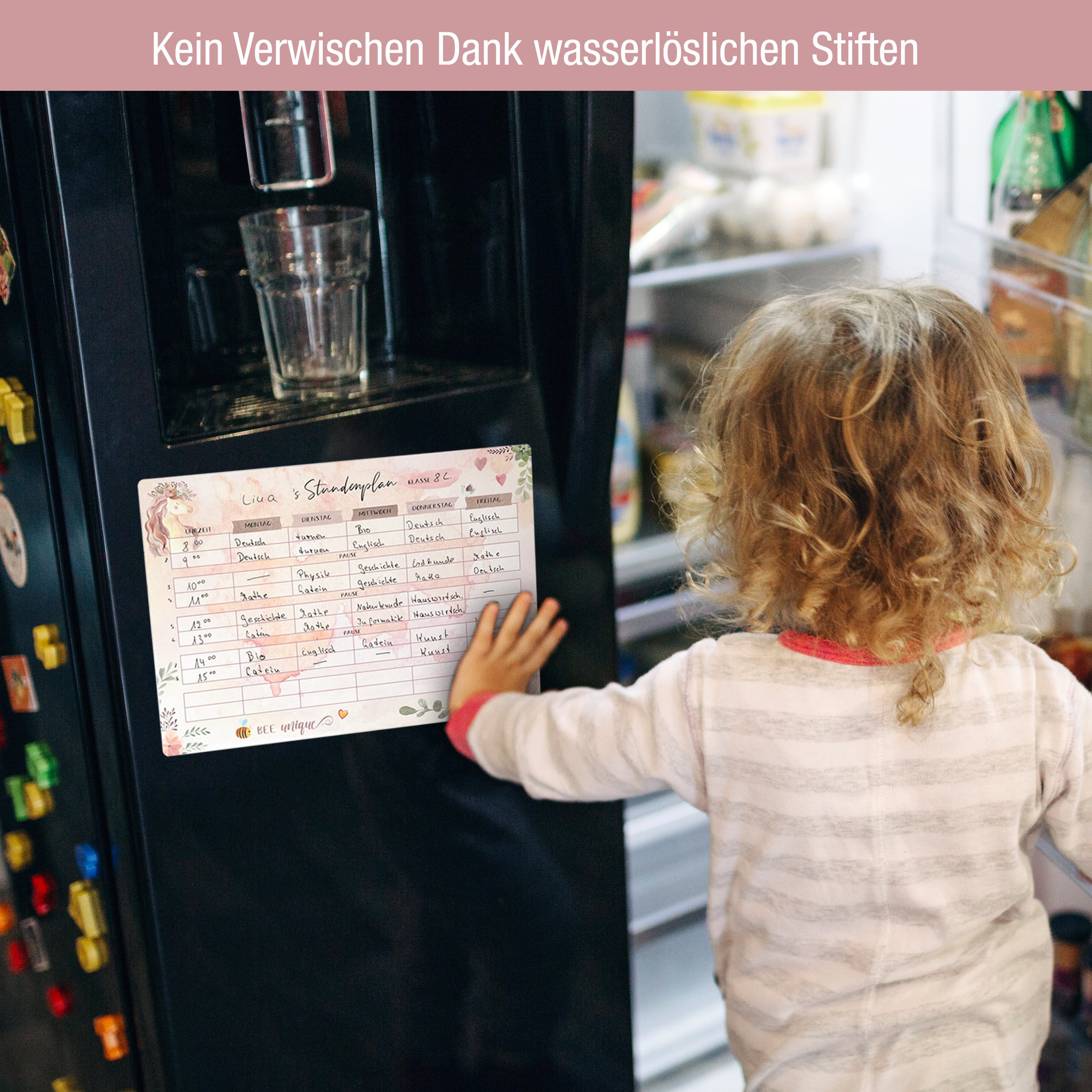 Stundenplan magnetisch +4 Stifte