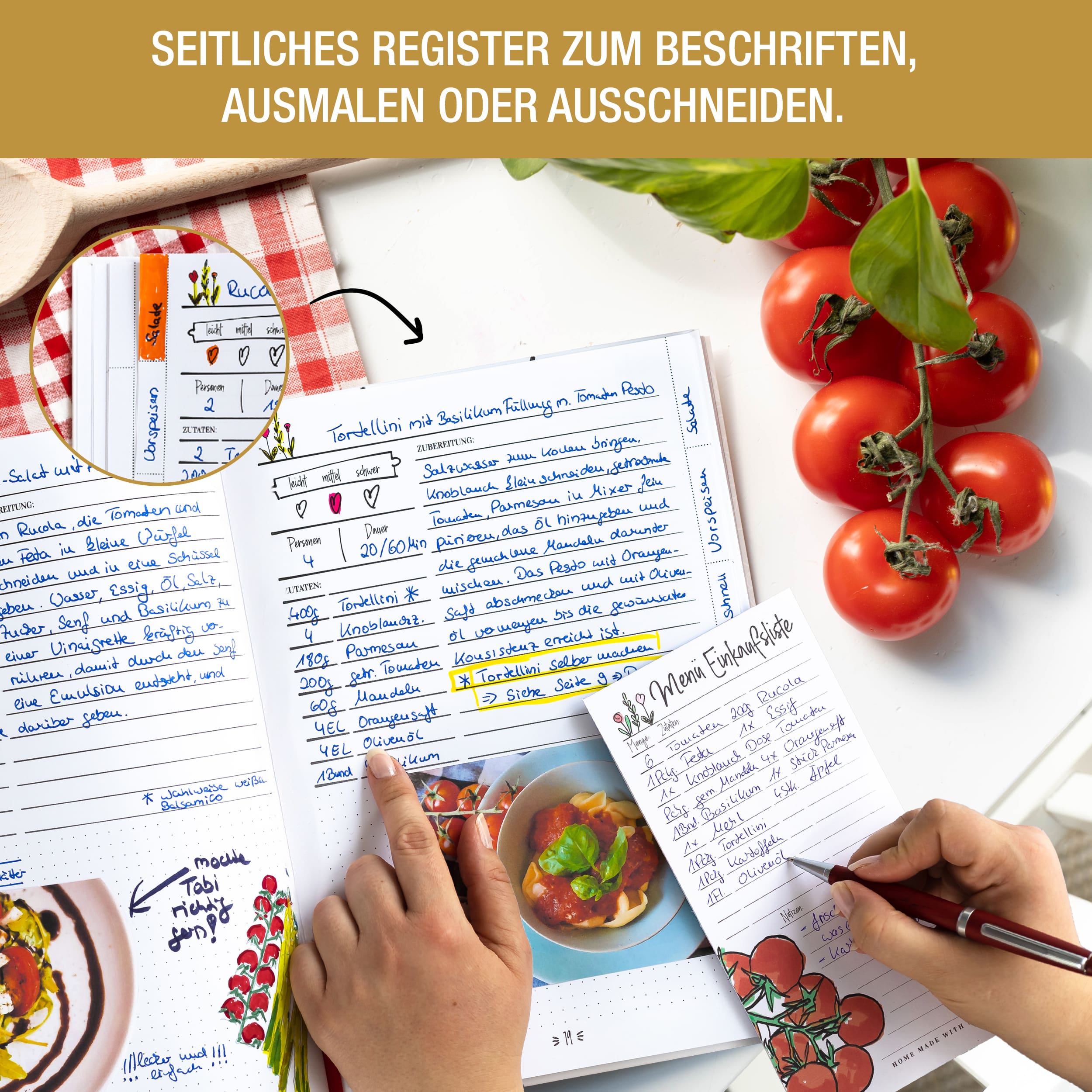 Rezeptbuch "Goldstück" A5 Rezeptbuch "Goldstück" A5