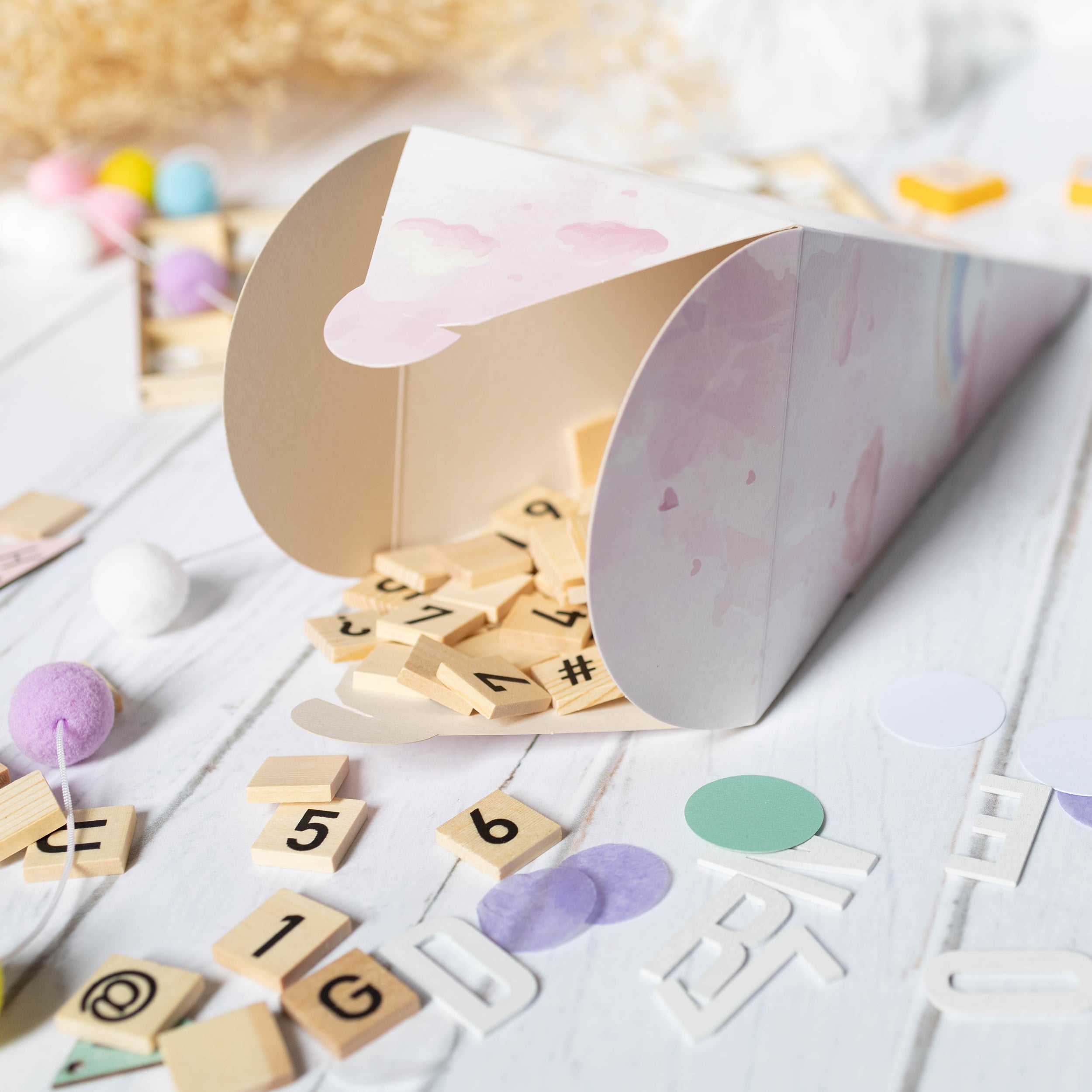 Geschwister-Schultüte Einhorn