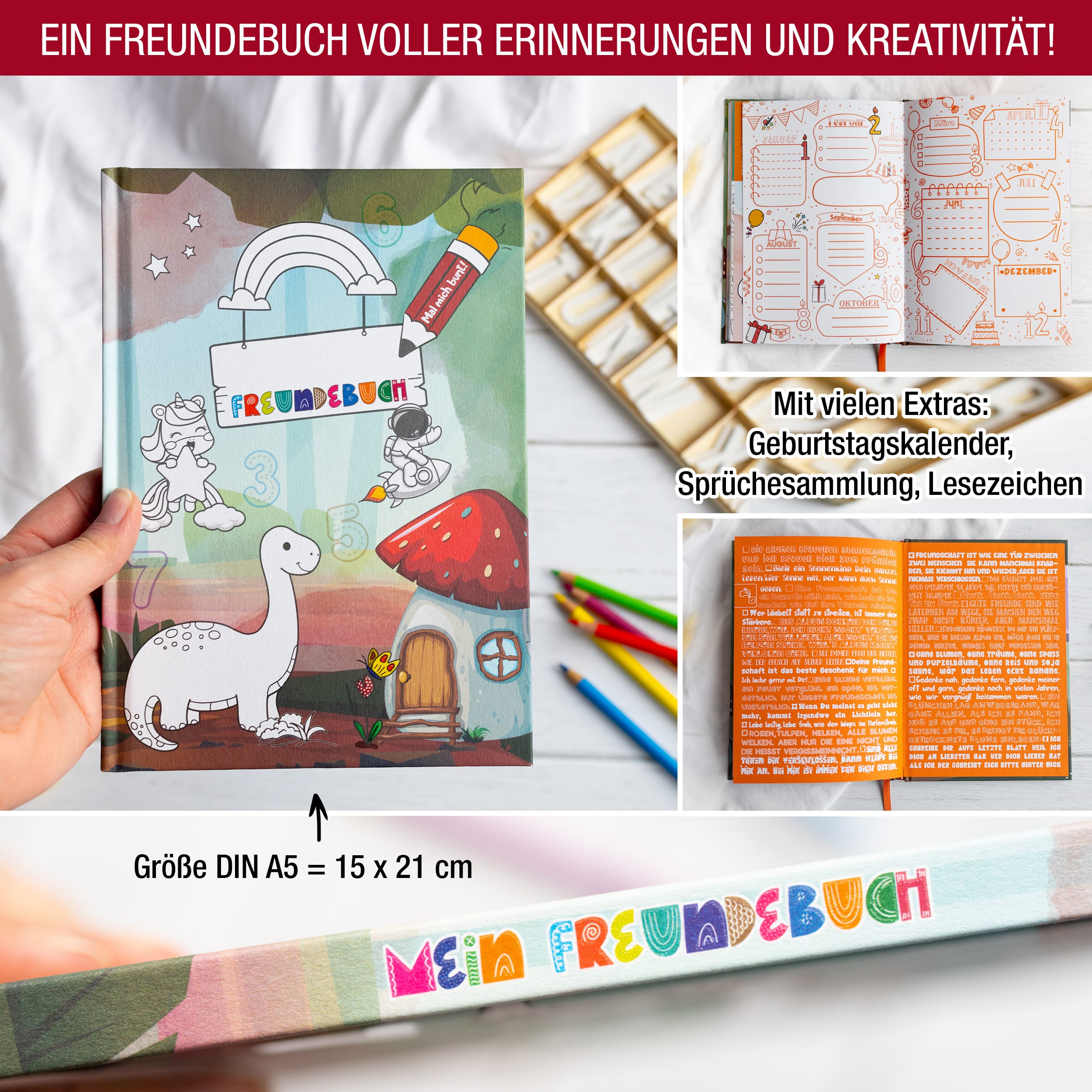 Kindergartenfreundebuch "Kunterbunt" Kindergartenfreundebuch "Kunterbunt"