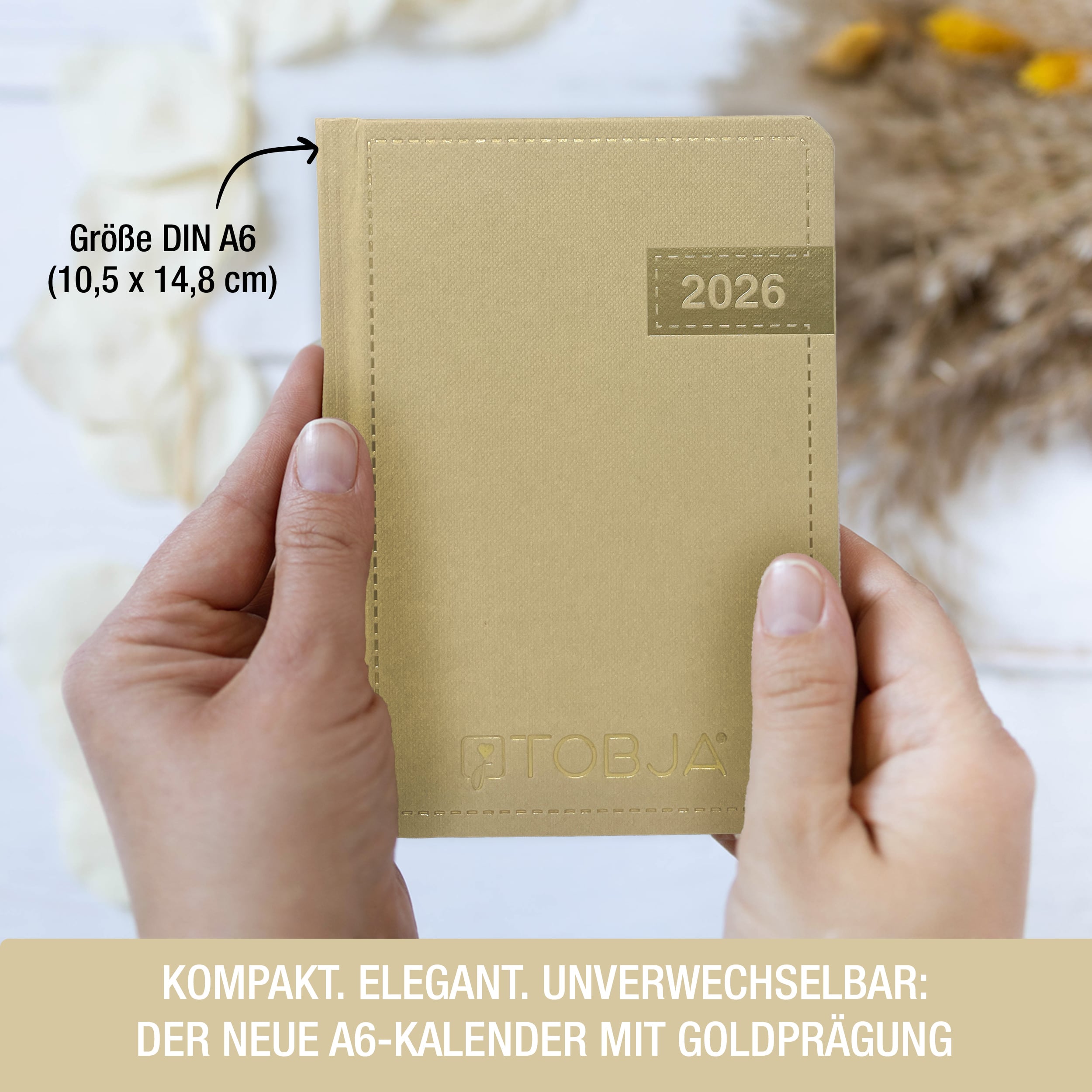 Taschenkalender 2026 A6 "Denim" A6 Taschenkalender 2026 "Denim" Kalender