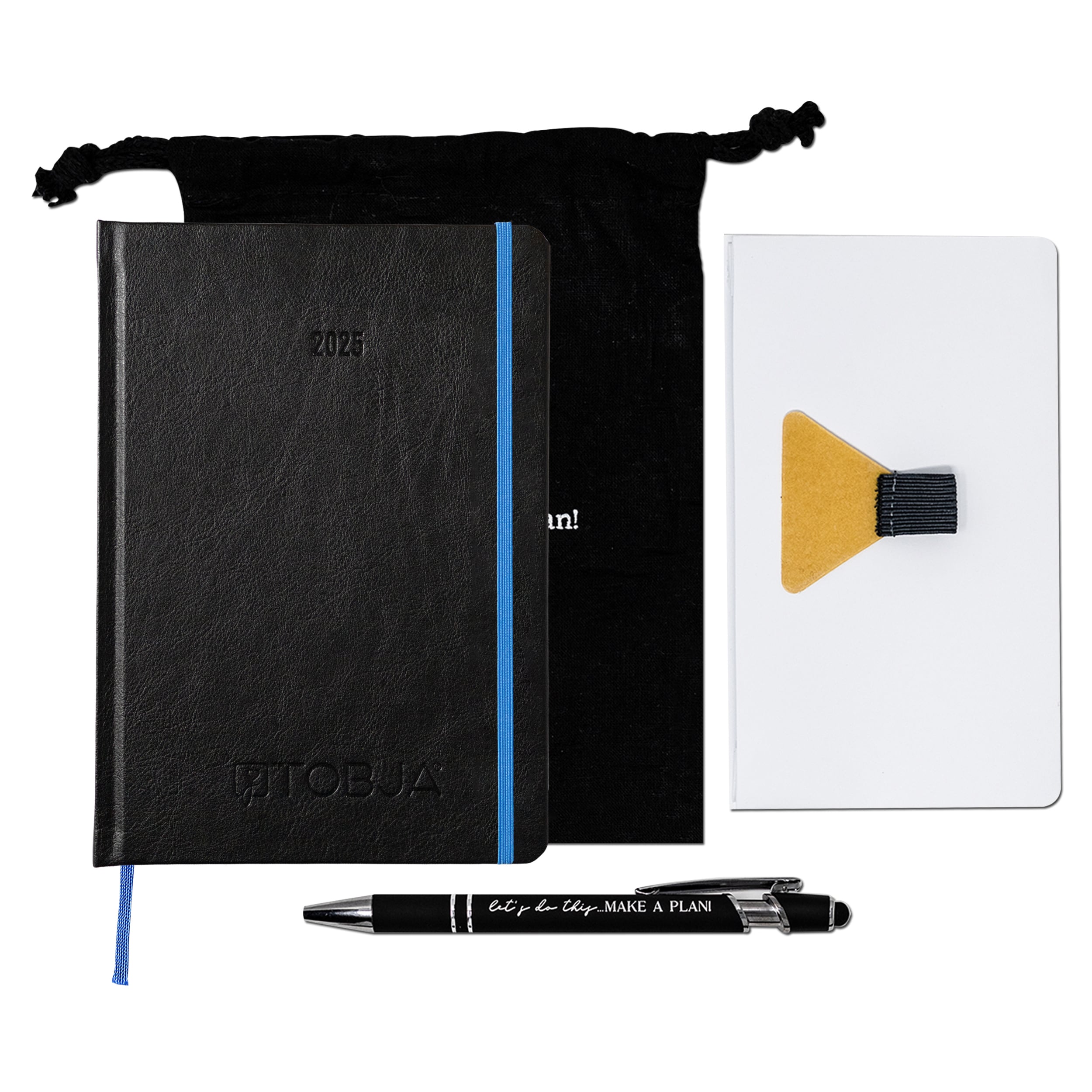 Buchkalender 2025 A5 "Blue Line" + Essential Kit Buchkalender 2025 A5 "Blue Line" + Essential Kit