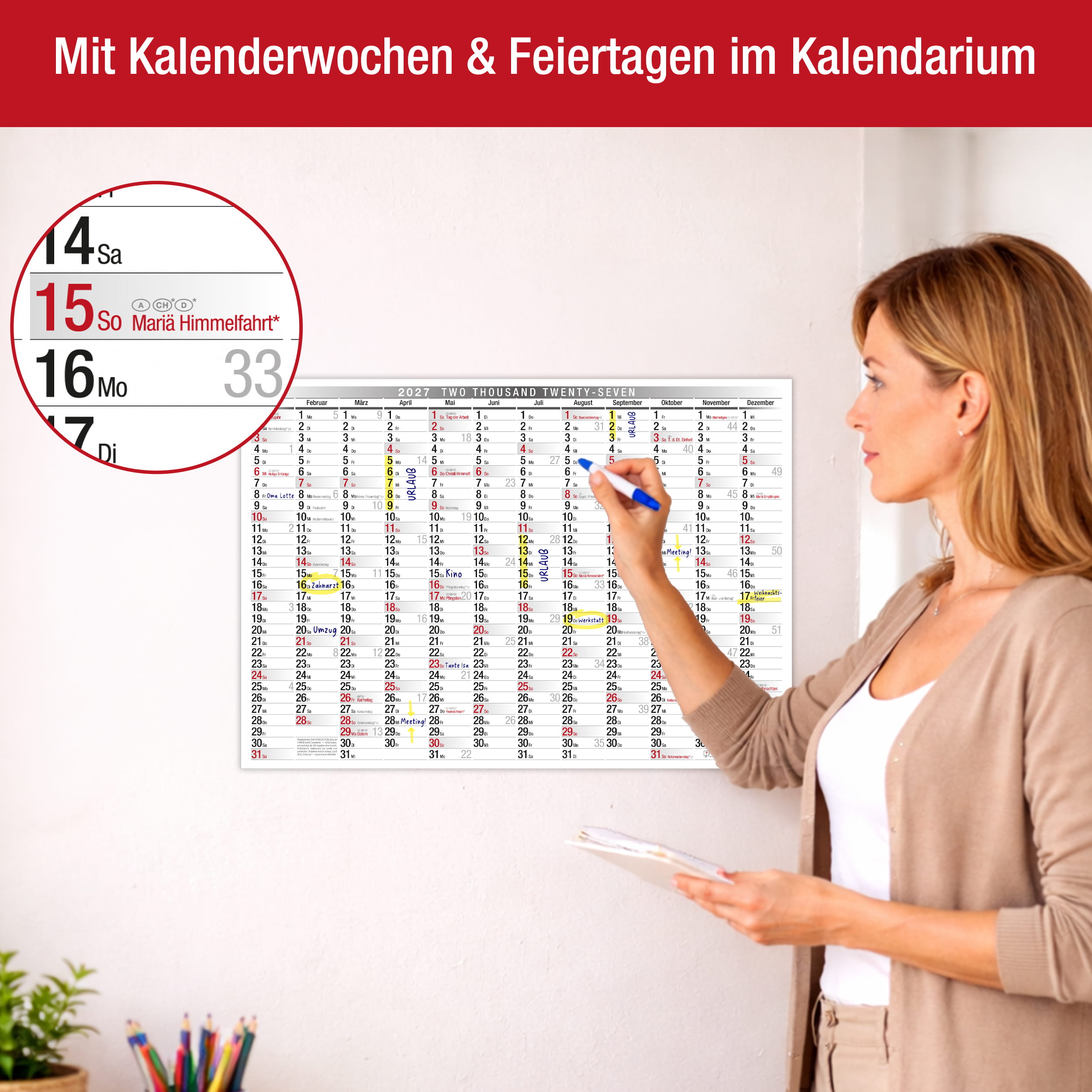 Wandkalender A3 2026