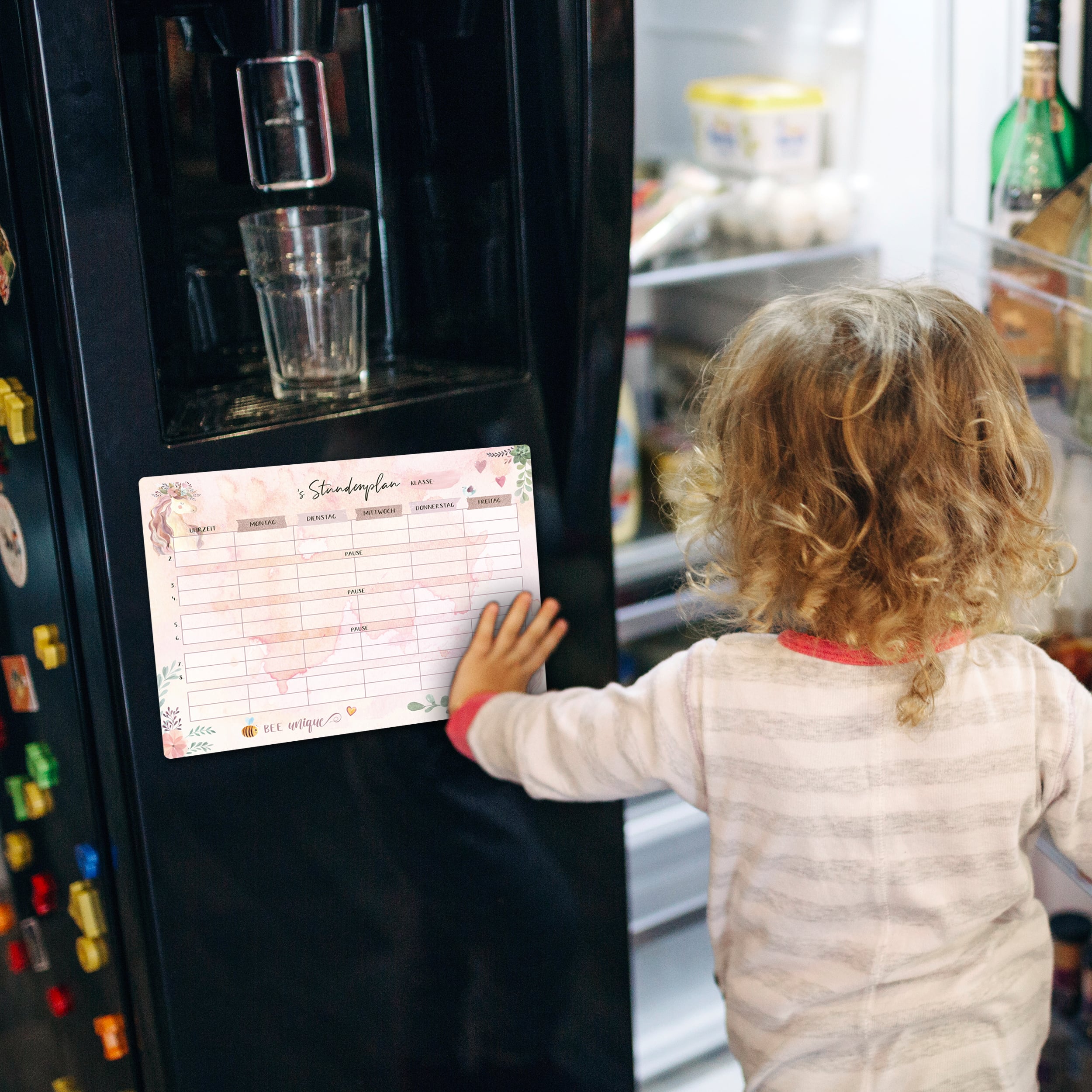 Stundenplan magnetisch "Einhorn"