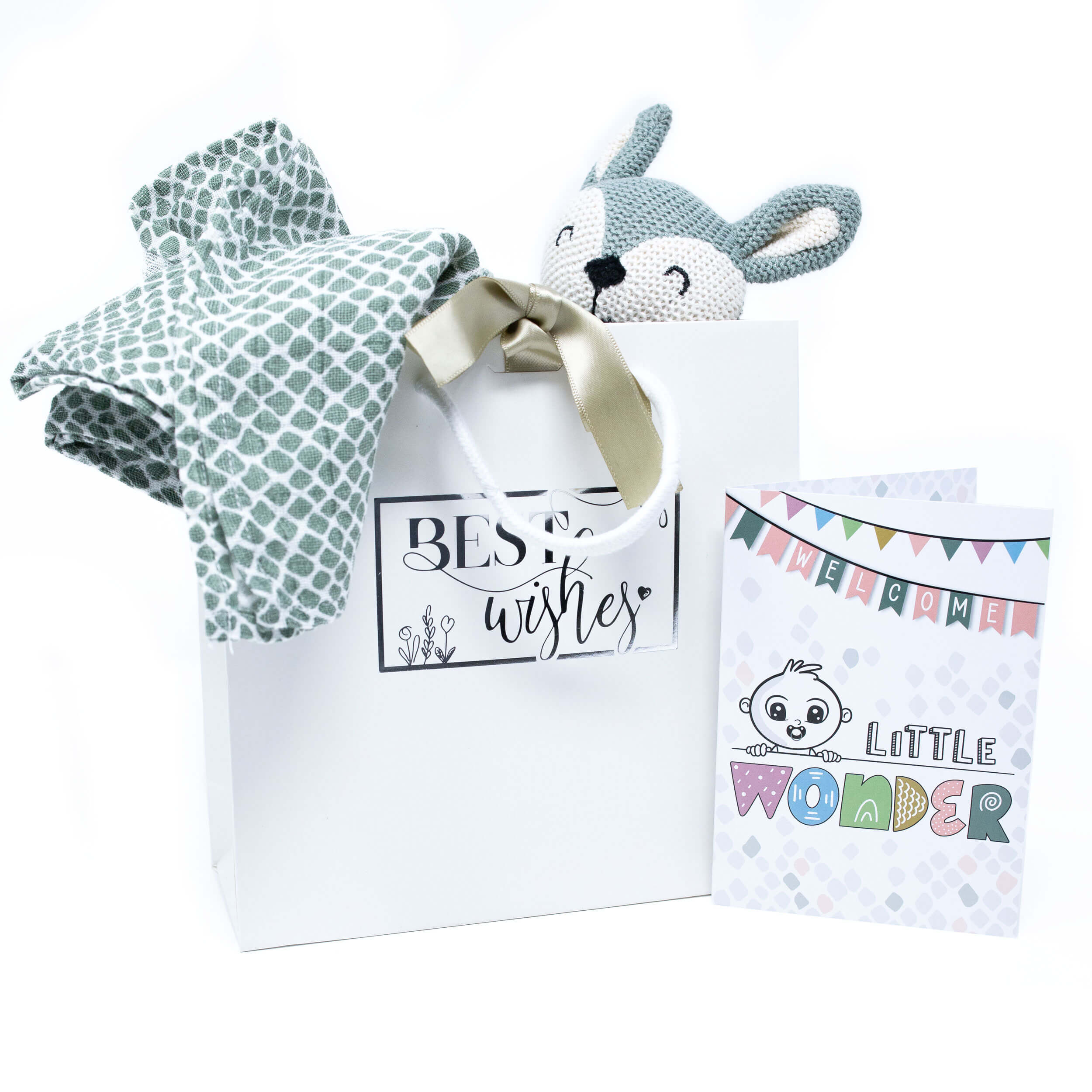 Baby Geschenkset Junge "Schnuffeltuch" Baby Geschenkset Junge "Schnuffeltuch"