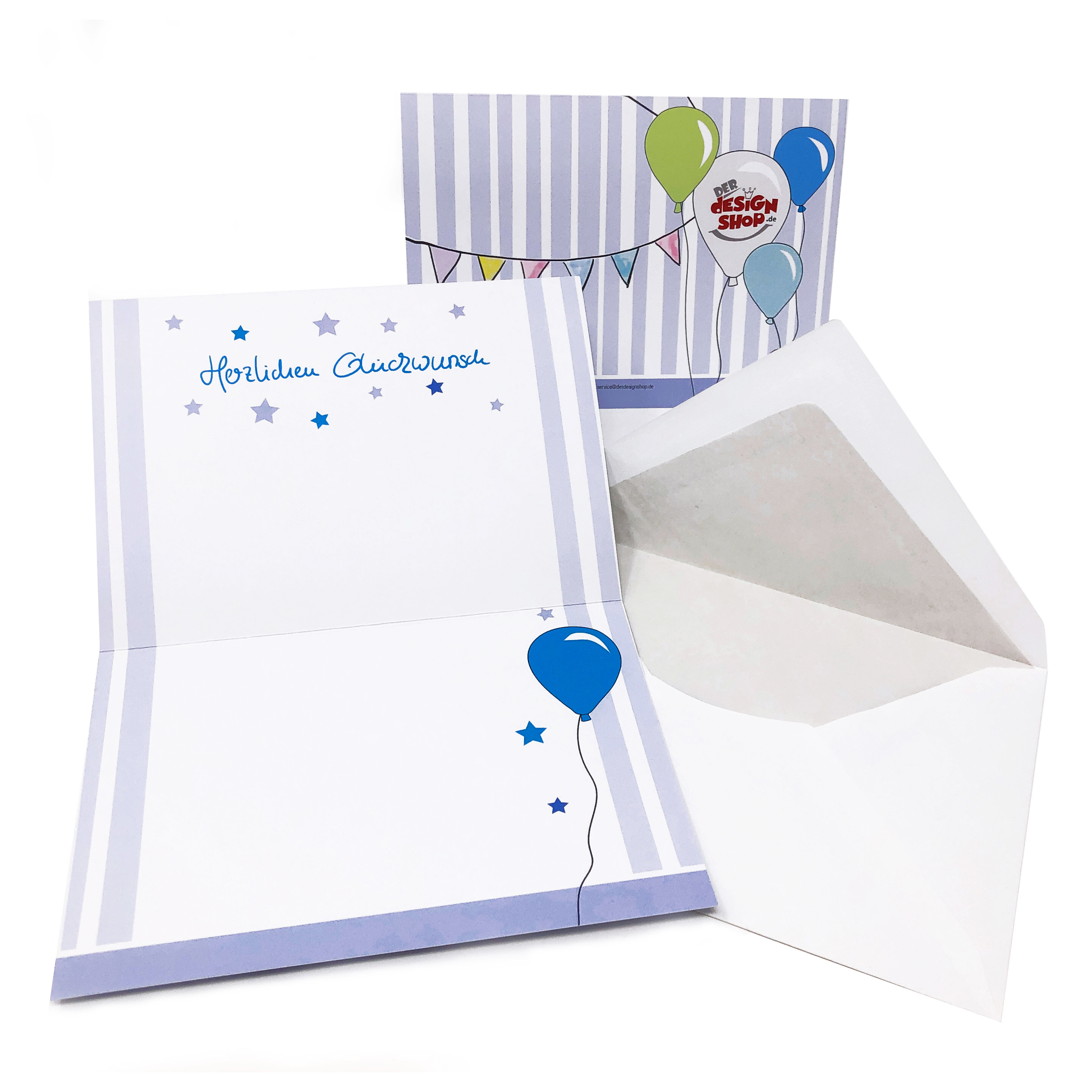 Glückwunschkarte zur Geburt eines Jungen "Boy"