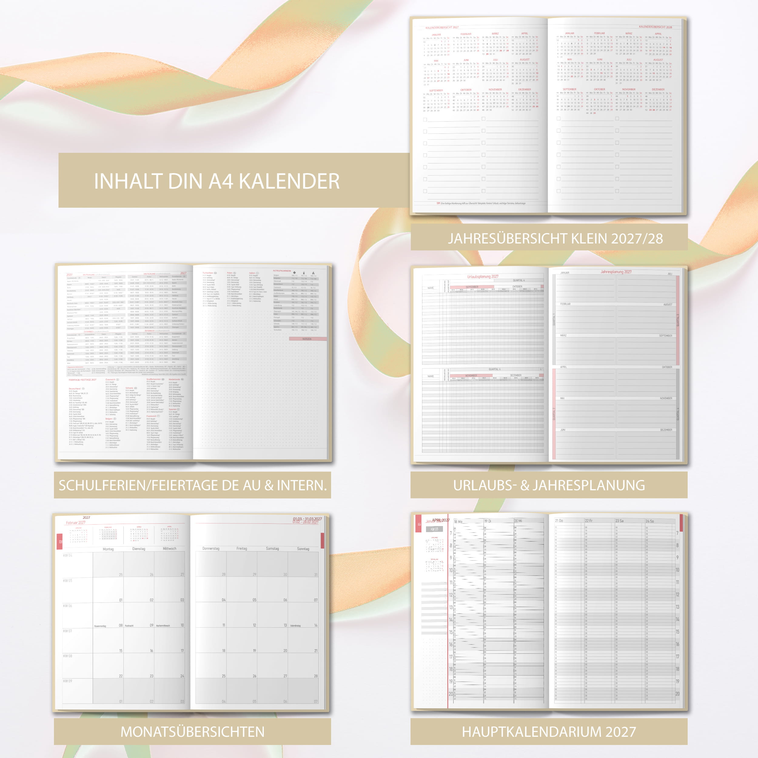 Praxisplaner 2027 A4 Bloom Premium Hardcover