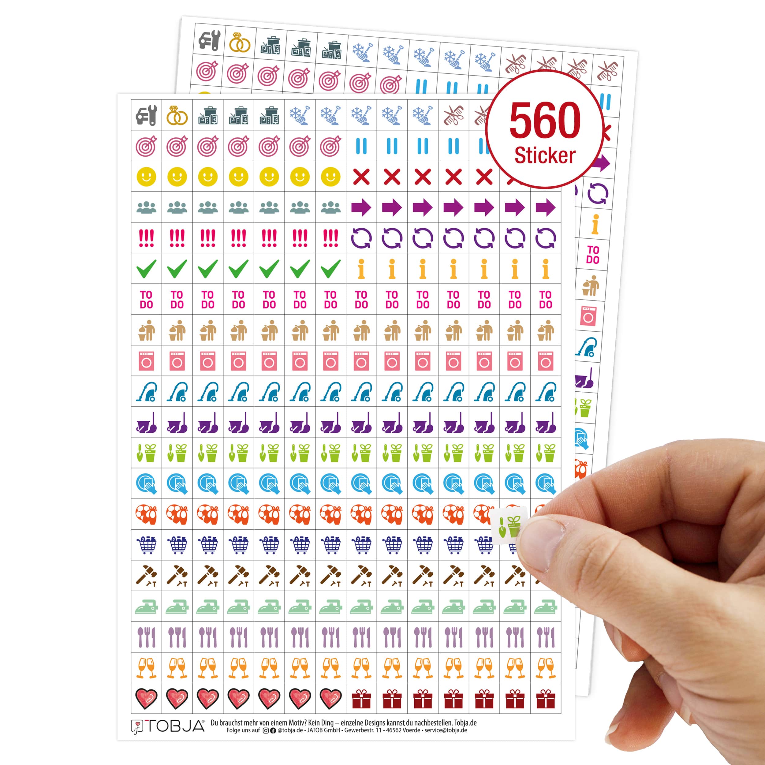 Kalender Sticker Erweiterung "Sticky"