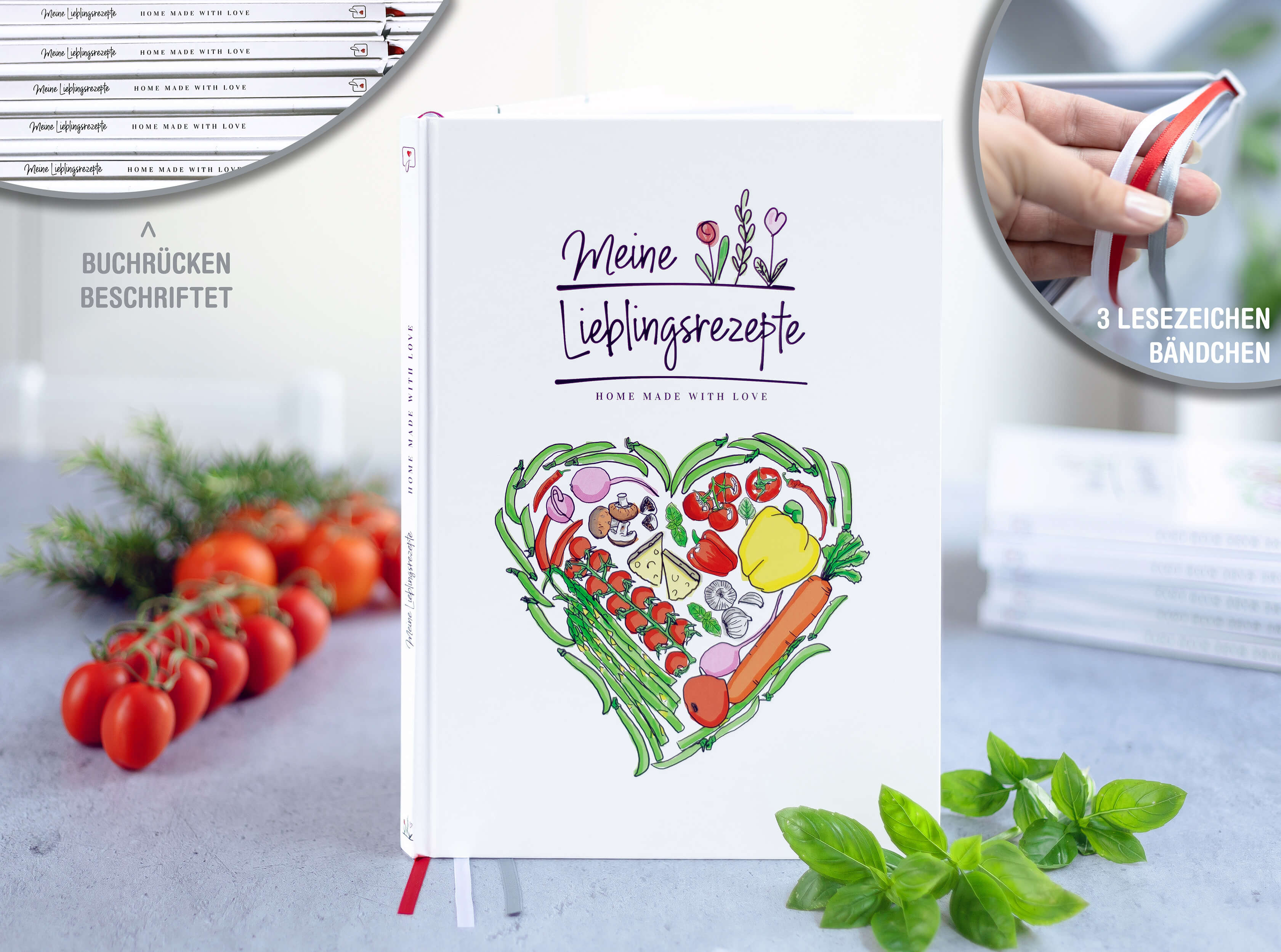 Rezeptbuch zum Selberschreiben & Selbstgestalten DIN A4 Rezeptbuch zum Selberschreiben & Selbstgestalten DIN A4