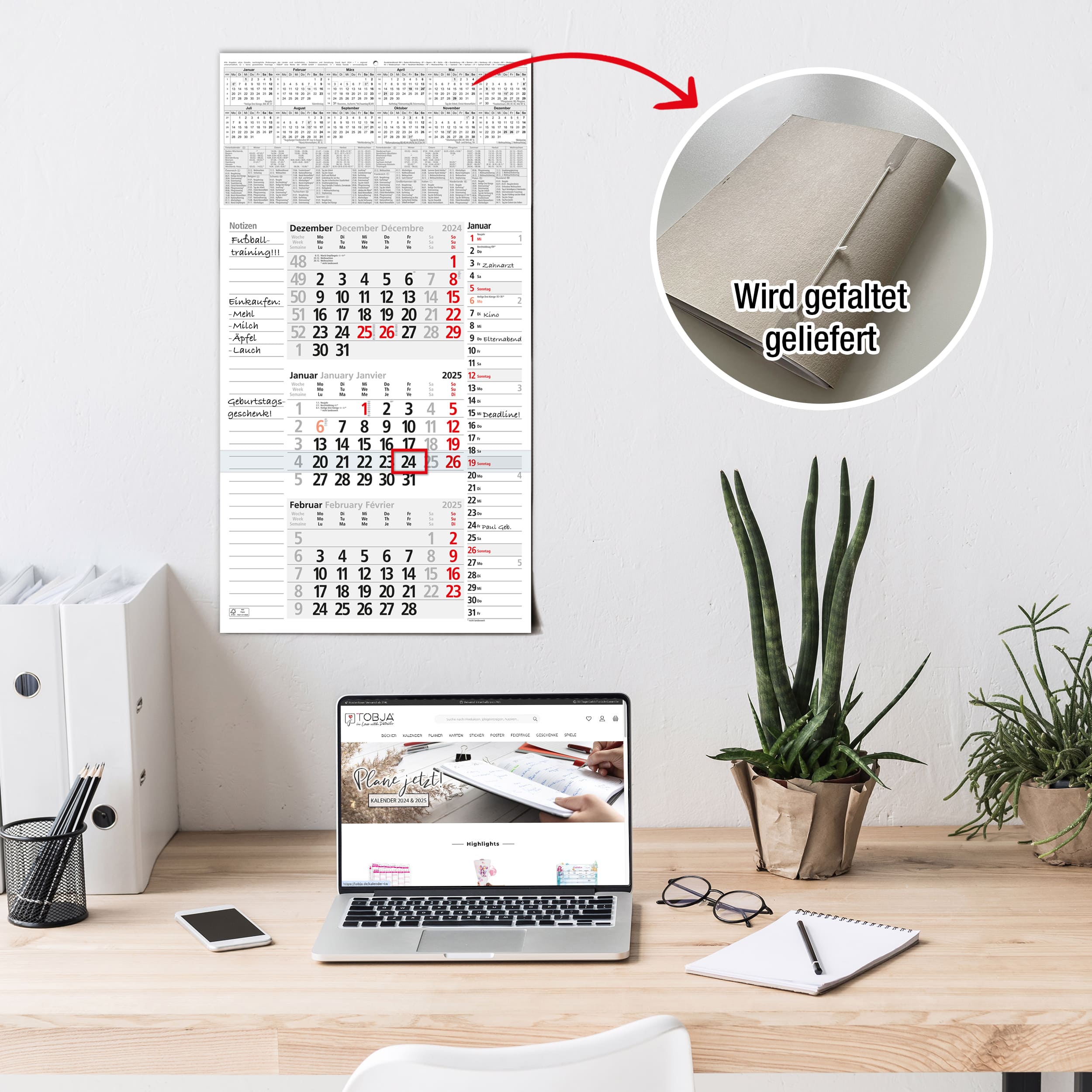 3-Monatskalender 2025 Notizen 3-Monatskalender 2025 Notizen
