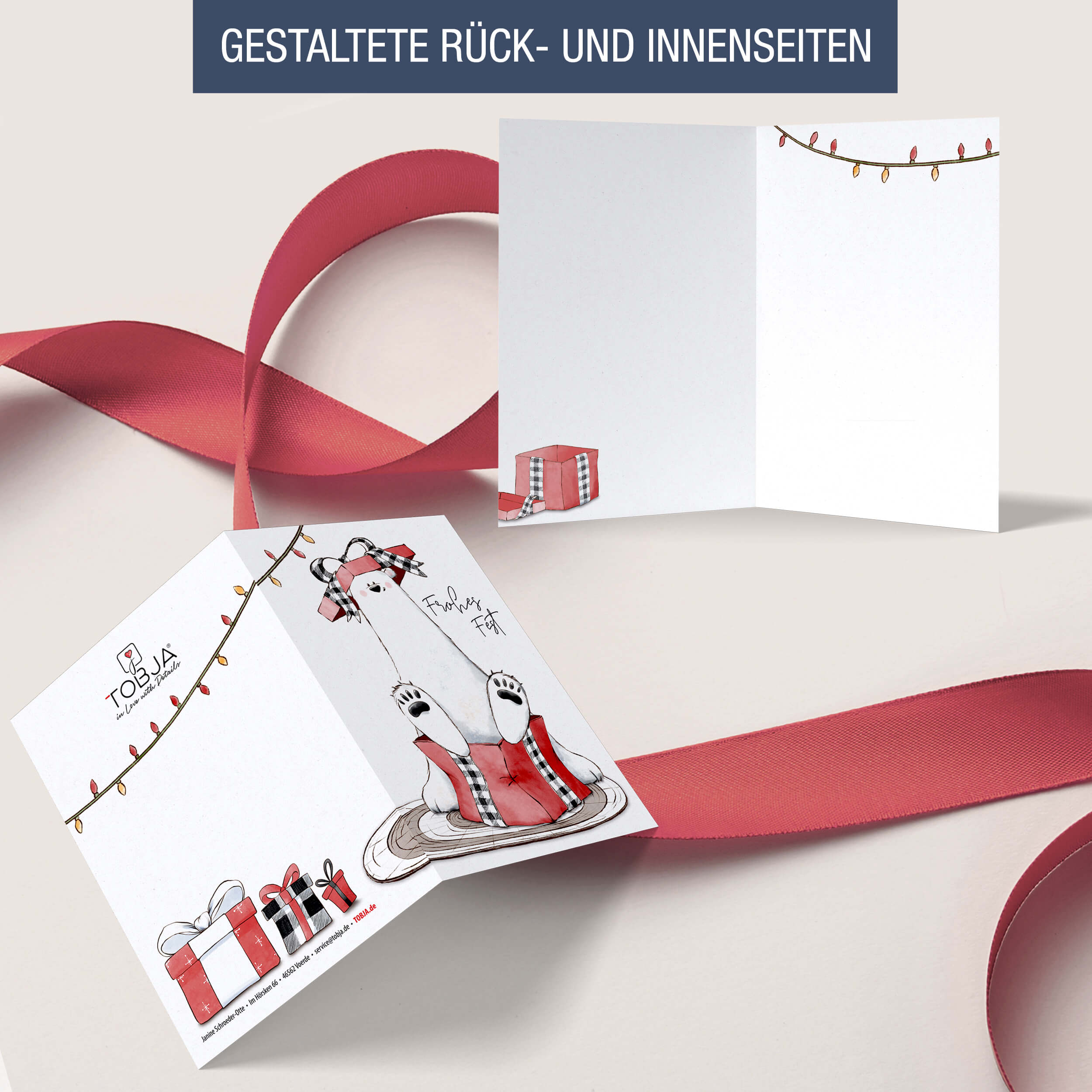 Weihnachtskarten "Tiere im Schnee" Weihnachtskarten "Tiere im Schnee"