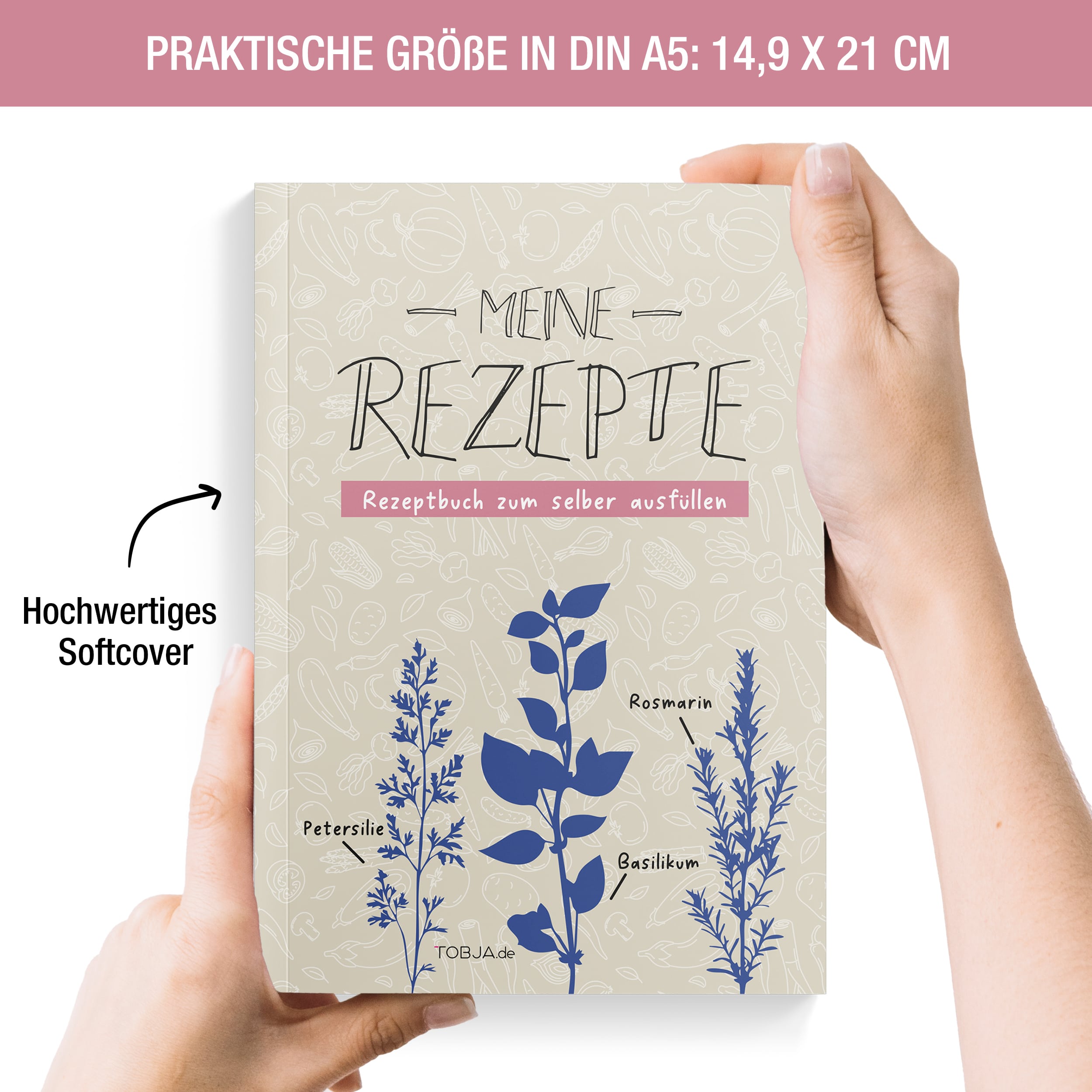 A5 Rezeptbuch zum selberschreiben *Kräuterklassik*