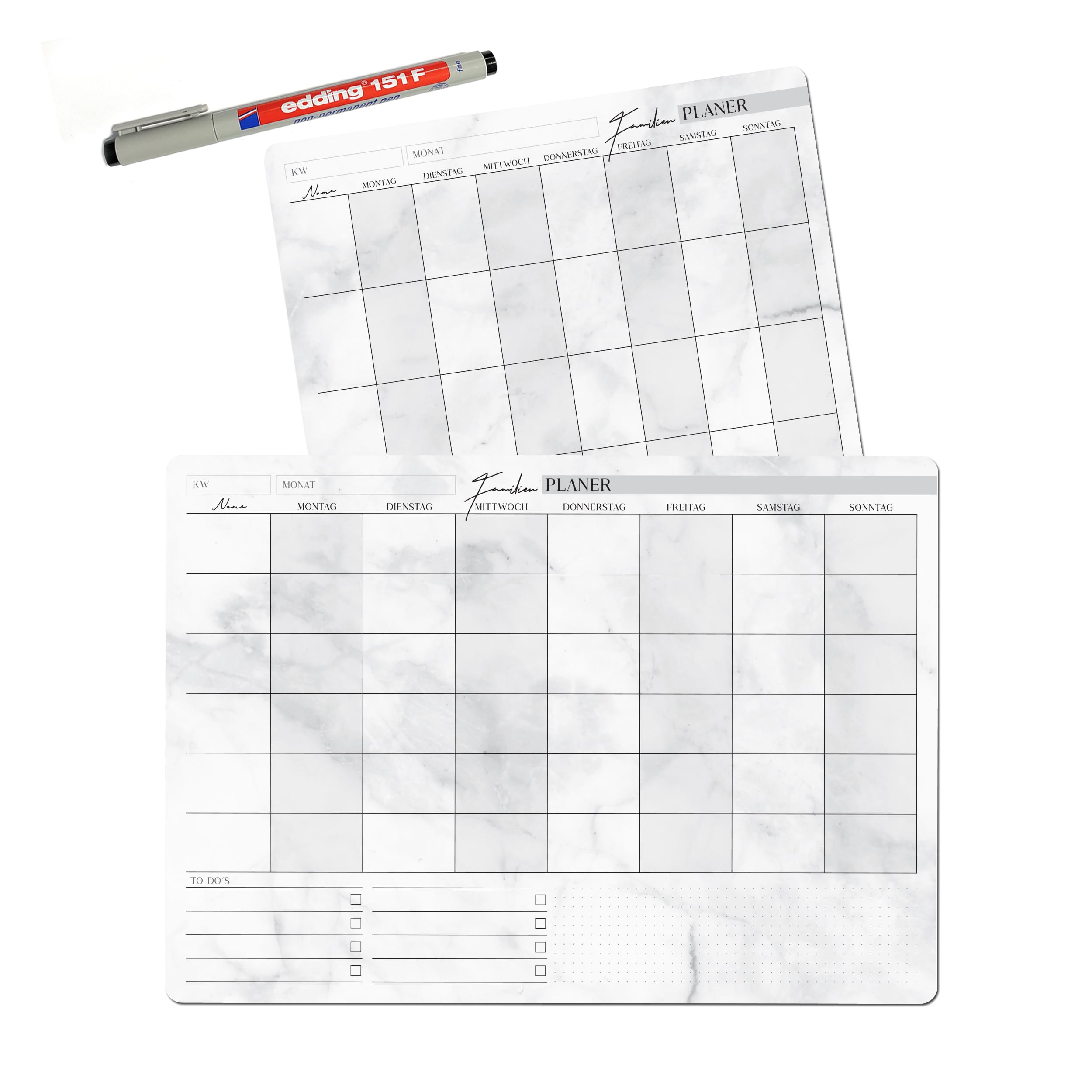 Familienplaner A3 abwischbar Familienplaner A3 abwischbar