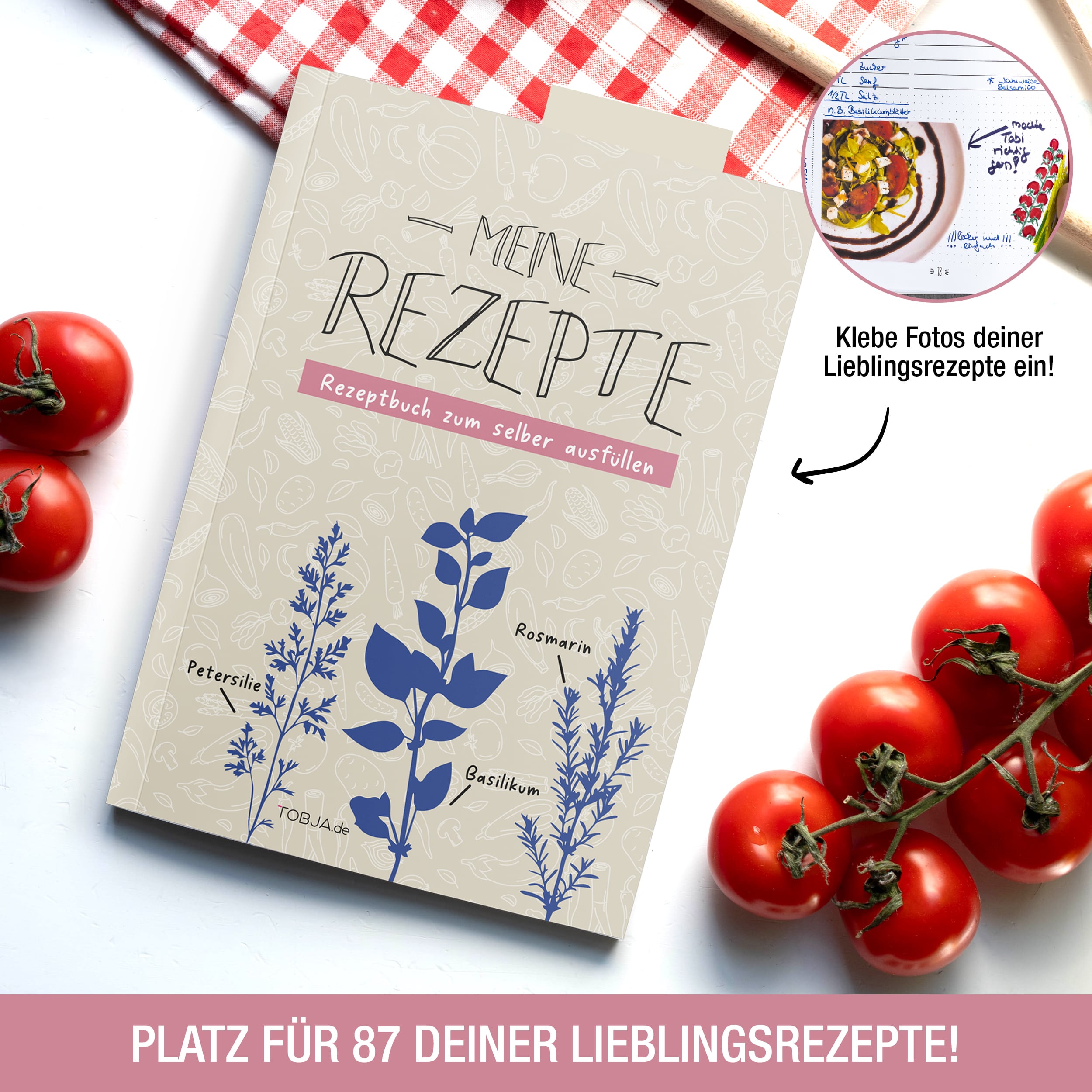 A5 Rezeptbuch zum selberschreiben *Kräuterklassik*