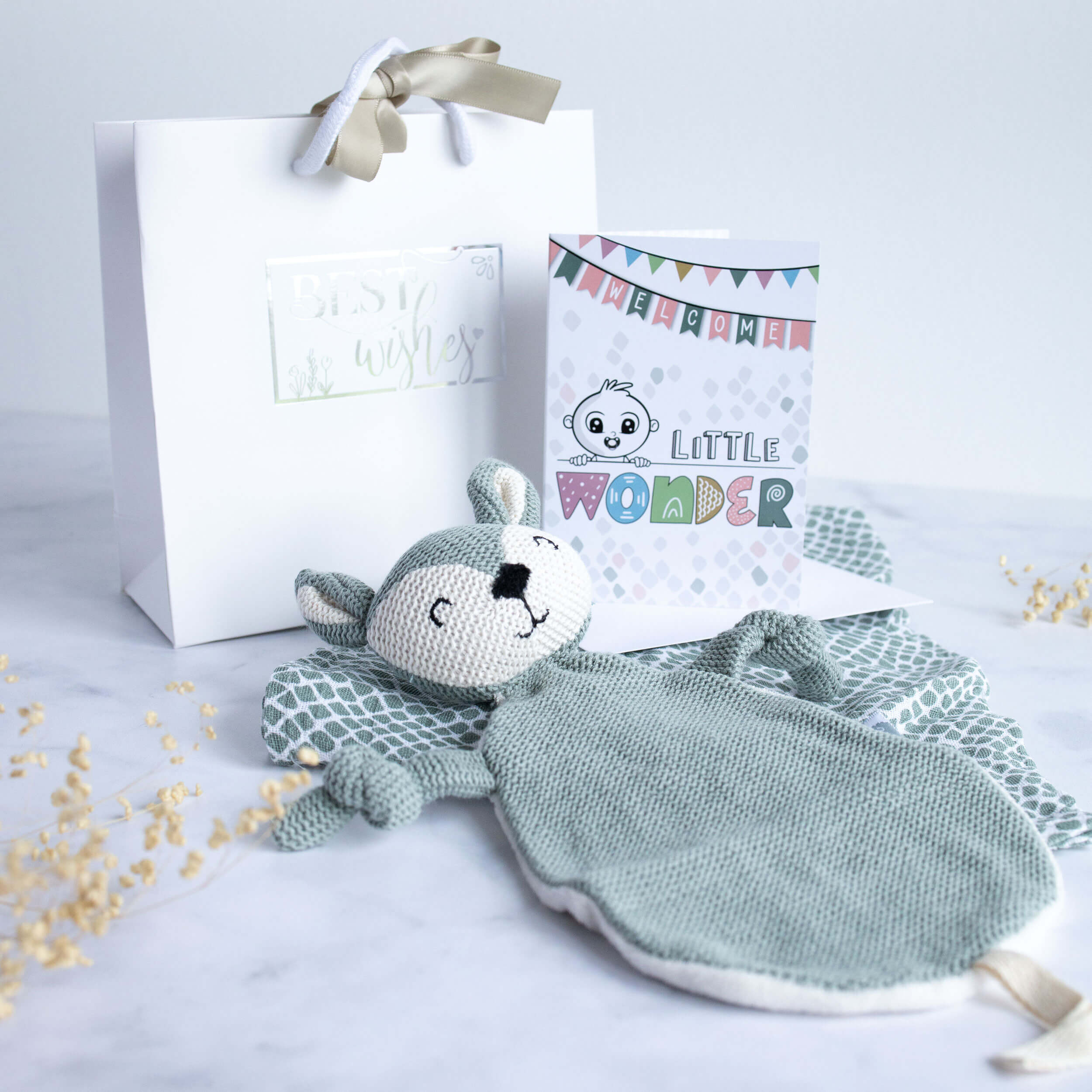 Baby Geschenkset Junge "Schnuffeltuch"