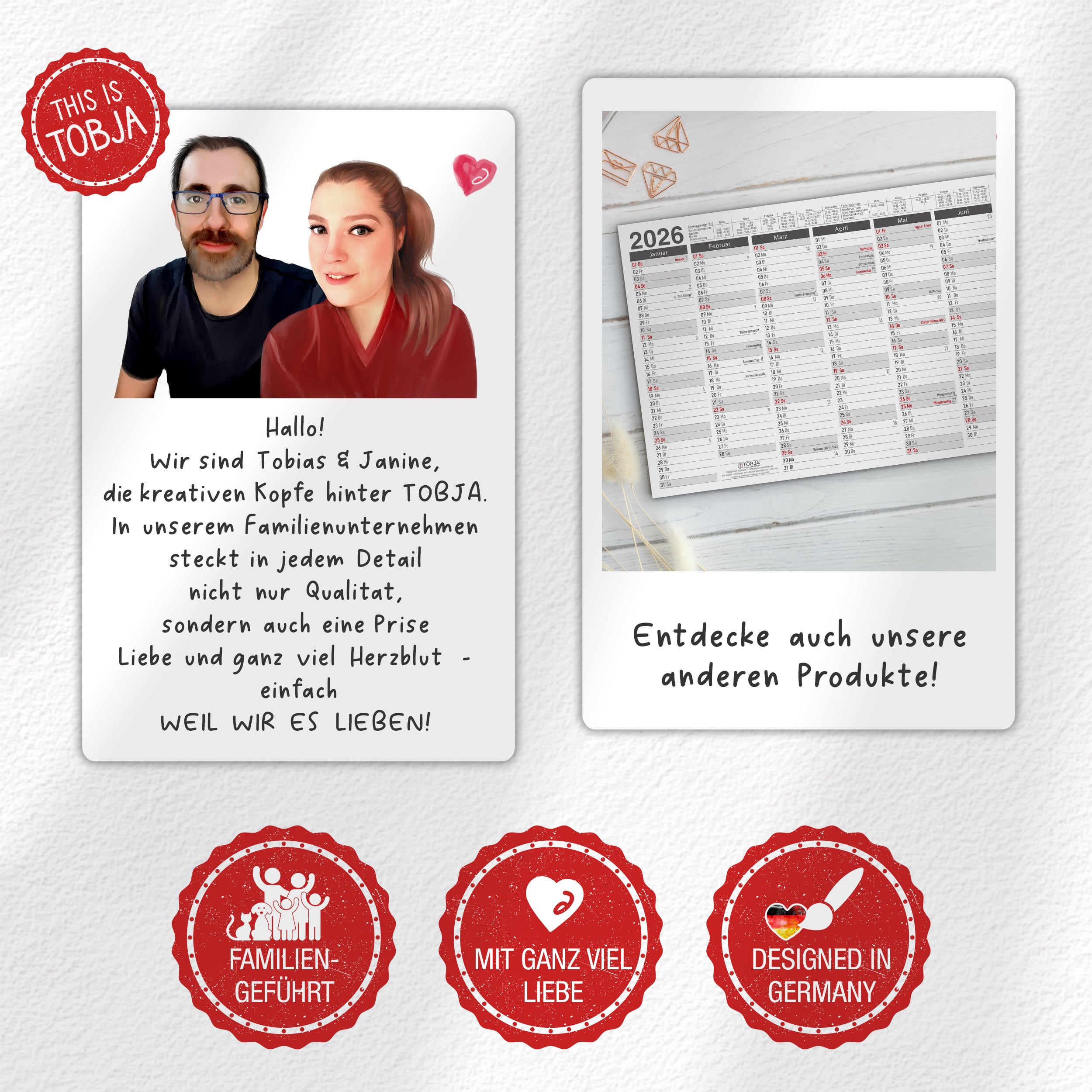 Wandkalender A3 2026 Wandkalender A3 2026