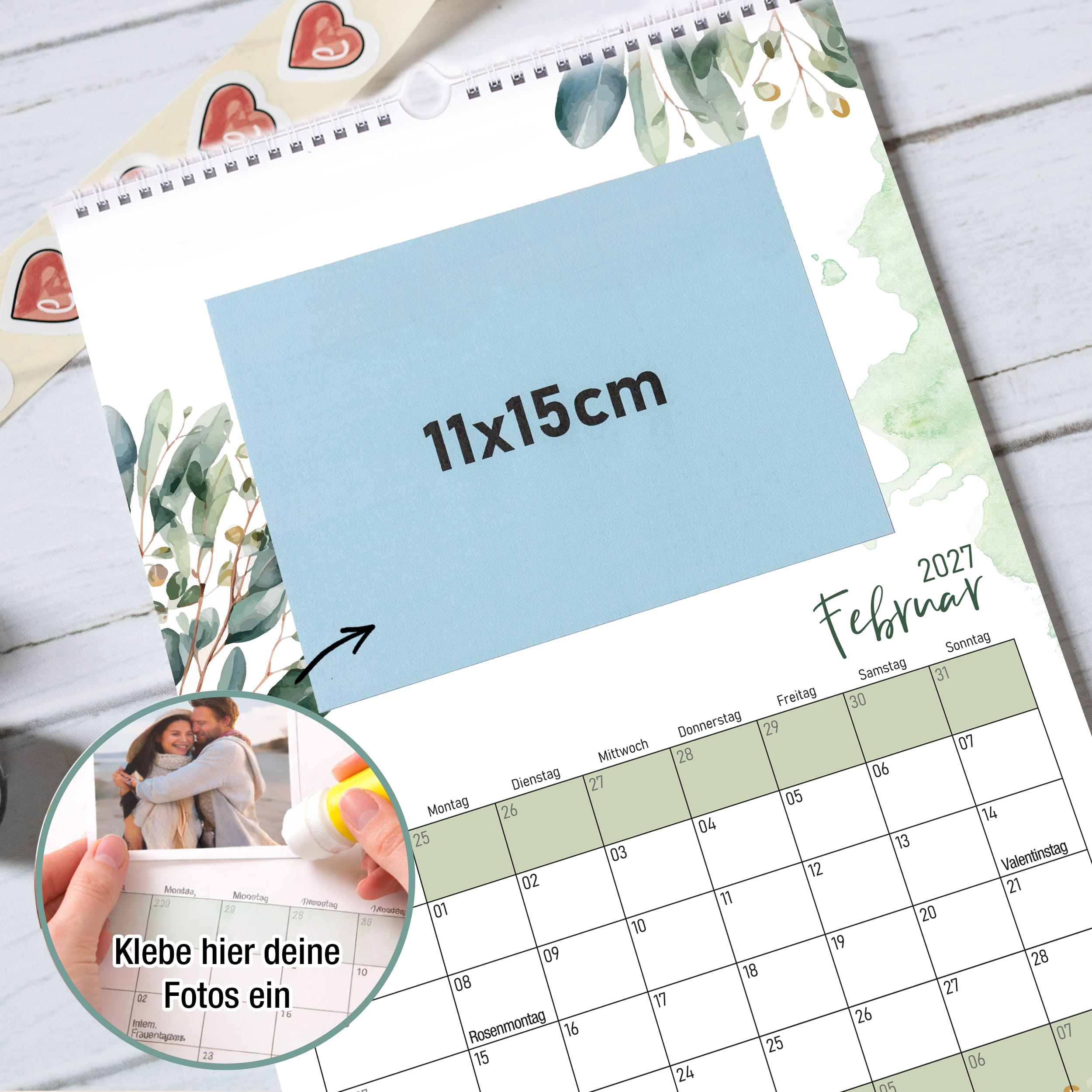 DIY Foto-Kalender 2027 Eukalyptus A4