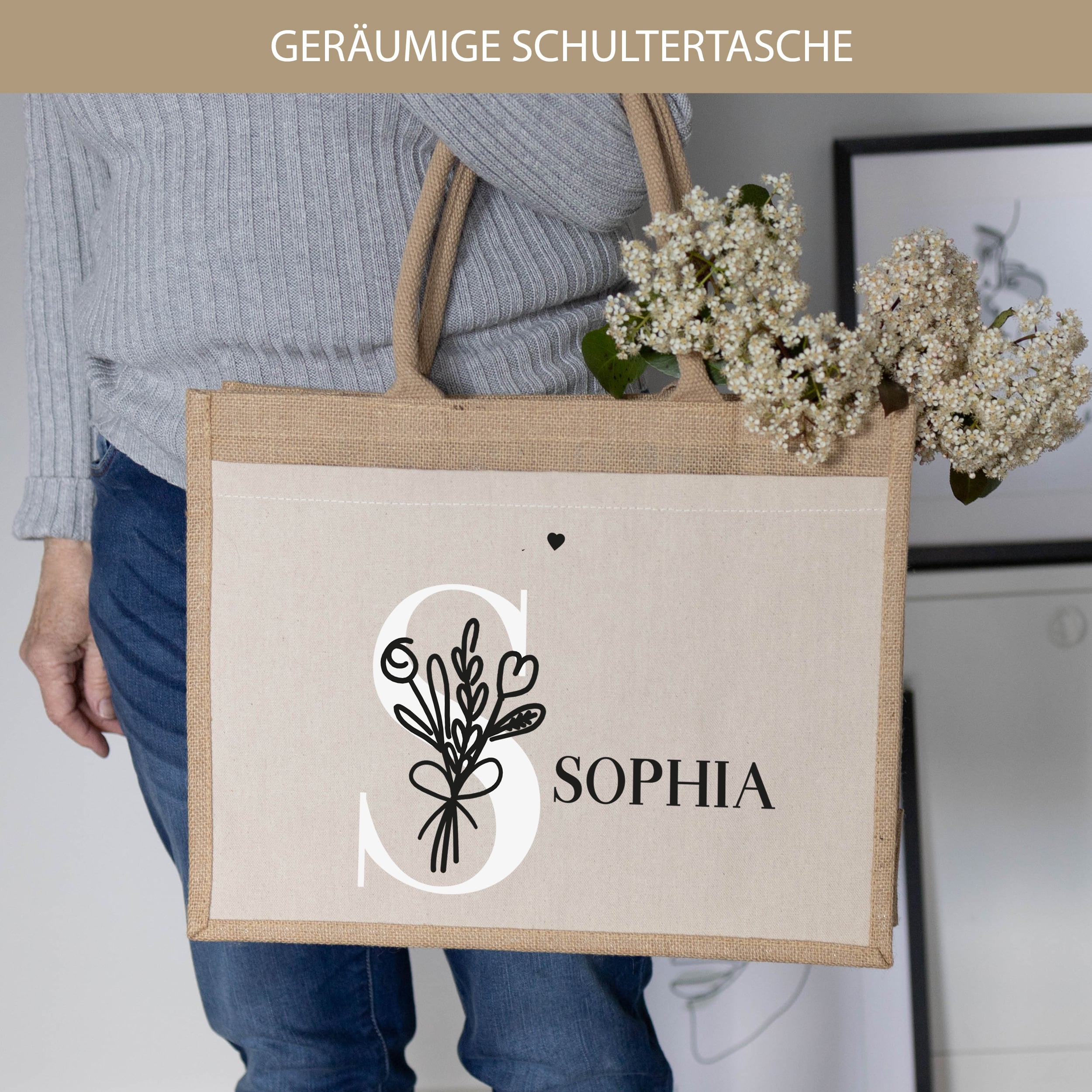 Individuelle Taschen mit Charme XL 42 x 33 x 19