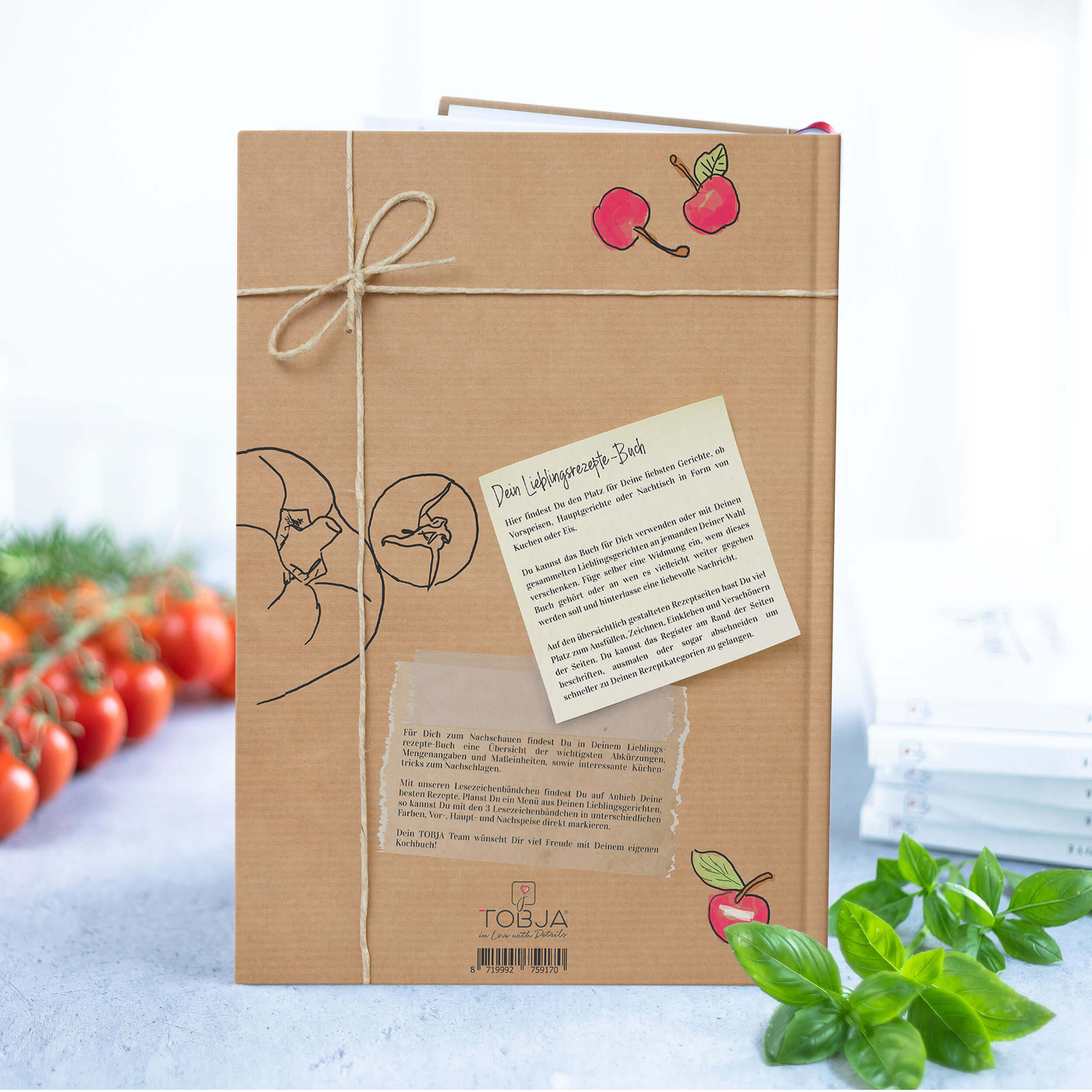 Rezeptbuch zum Selberschreiben "Packpapier" DIN A4